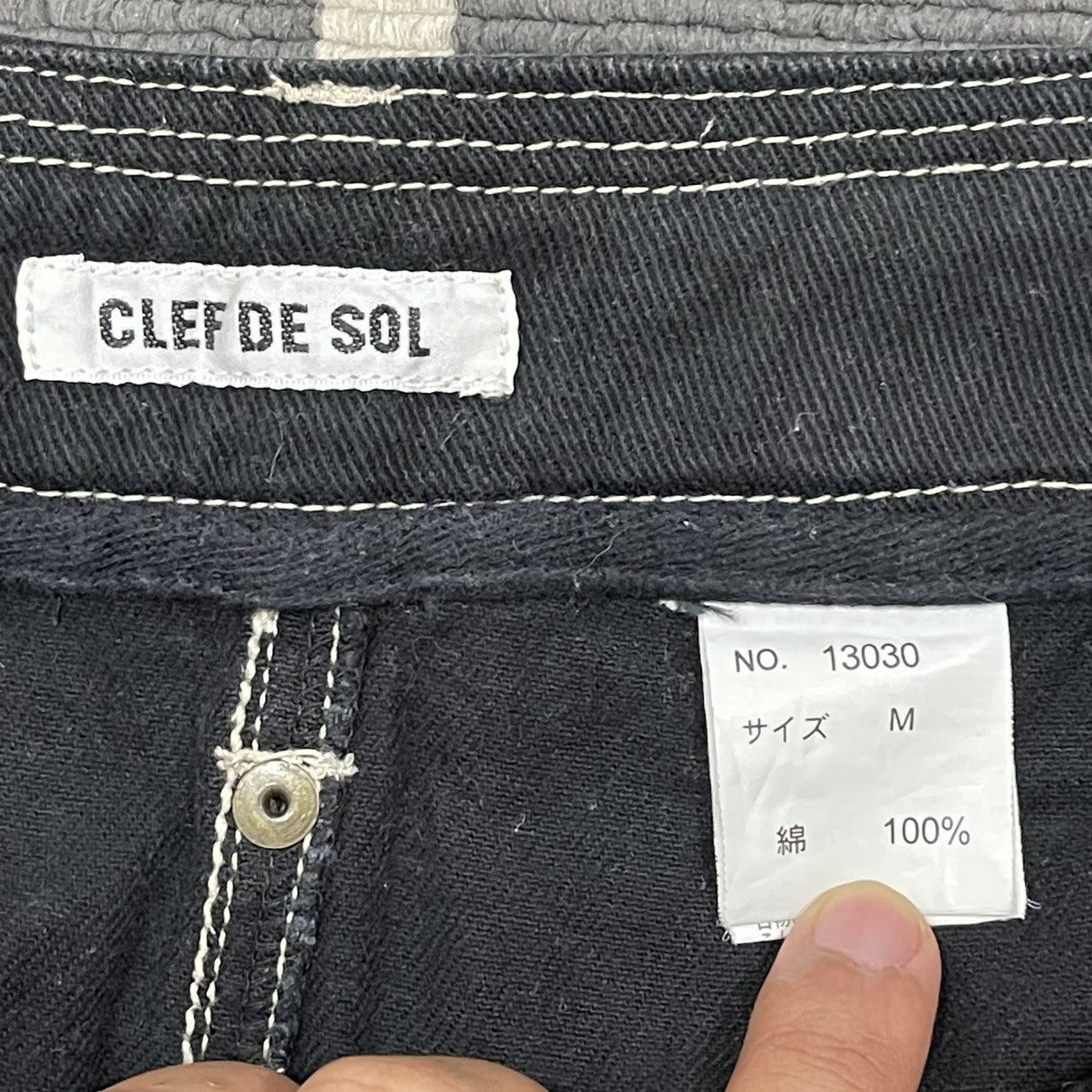 If Six Was Nine × Japanese Brand × True Religion Japanese Brand Clef De Sol Denim Pants Size 34" / US 12 / IT 48 - 21 Thumbnail