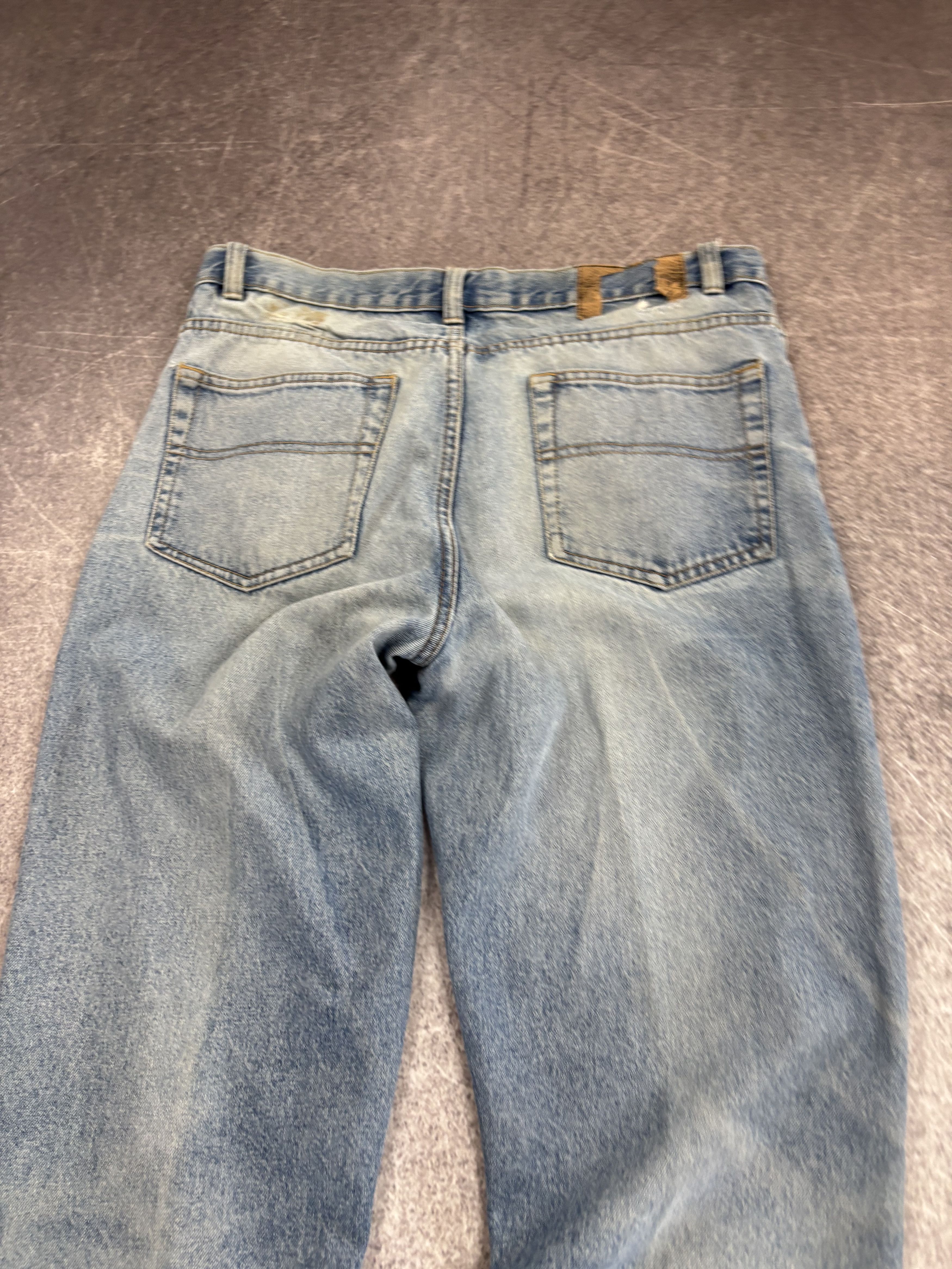 Japanese Brand 💥CRAZY CHROME HEARTS STYLE BAGGY WASHED JEANS Size US 32 / EU 48 - 5 Thumbnail