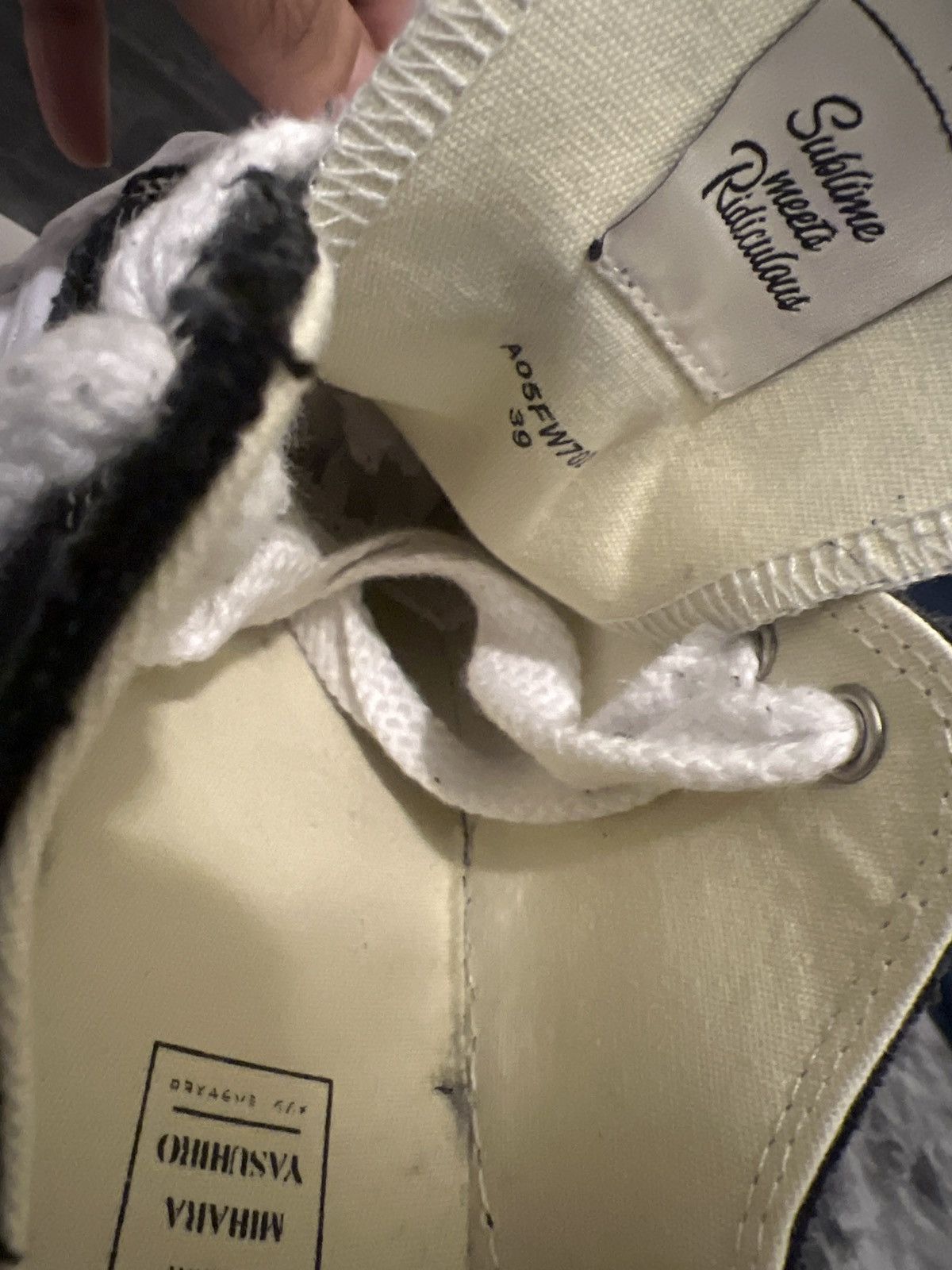Maison MIHARA YASUHIRO Maison Mihara Yasuhiro Hank OG Sole Canvas Low Size US 6.5 / EU 39-40 - 6 Thumbnail