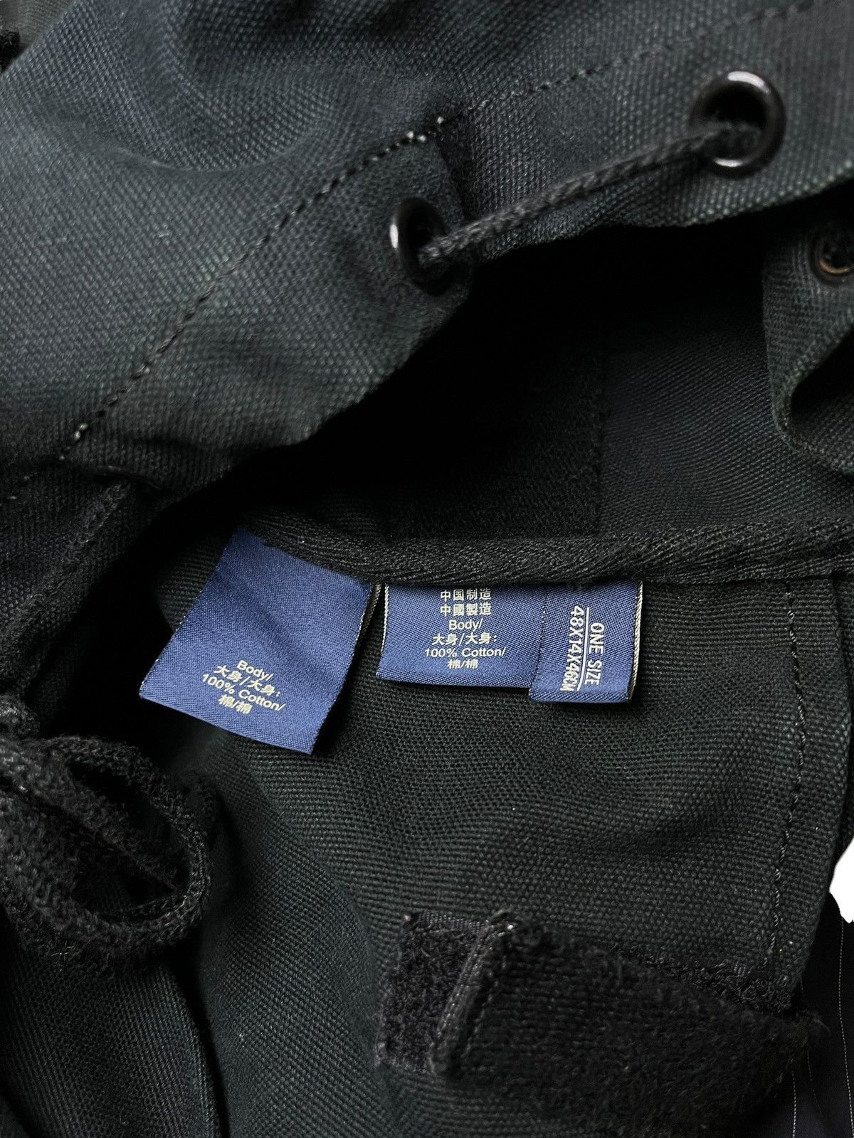 Polo Ralph Lauren × RRL Ralph Lauren GRAIL🔥 90s Polo Ralph Lauren Canvas Rucksack Backpack Size ONE SIZE - 9 Thumbnail