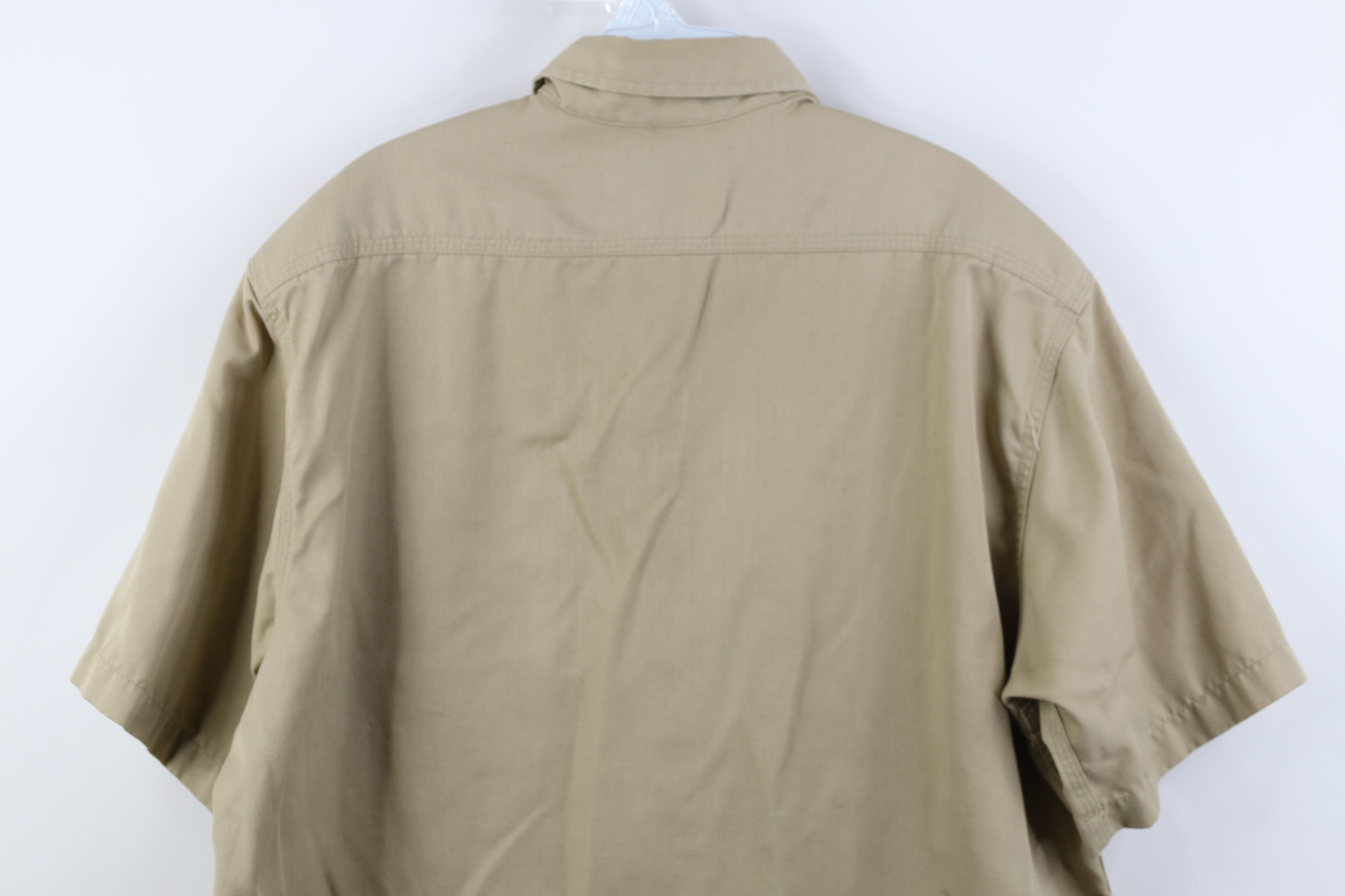 Carhartt Vintage Carhartt Double Pocket Twill Button Down Shirt Beige Size US XXL / EU 58 / 5 - 15 Thumbnail