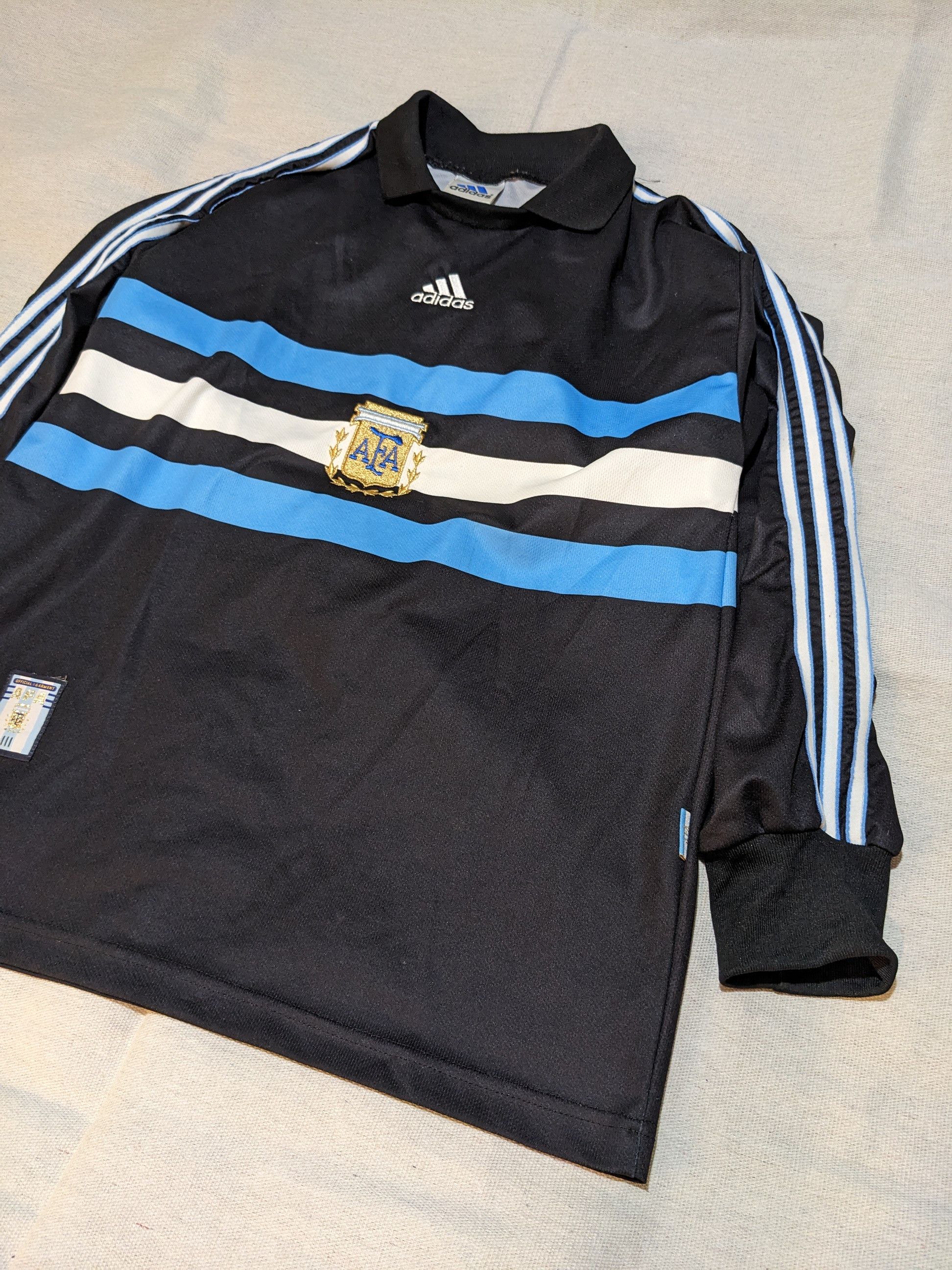 Adidas × Vintage Vintage Adidas Argentina Keepers Jersey 1998 Men's M Size US M / EU 48-50 / 2 - 2 Thumbnail