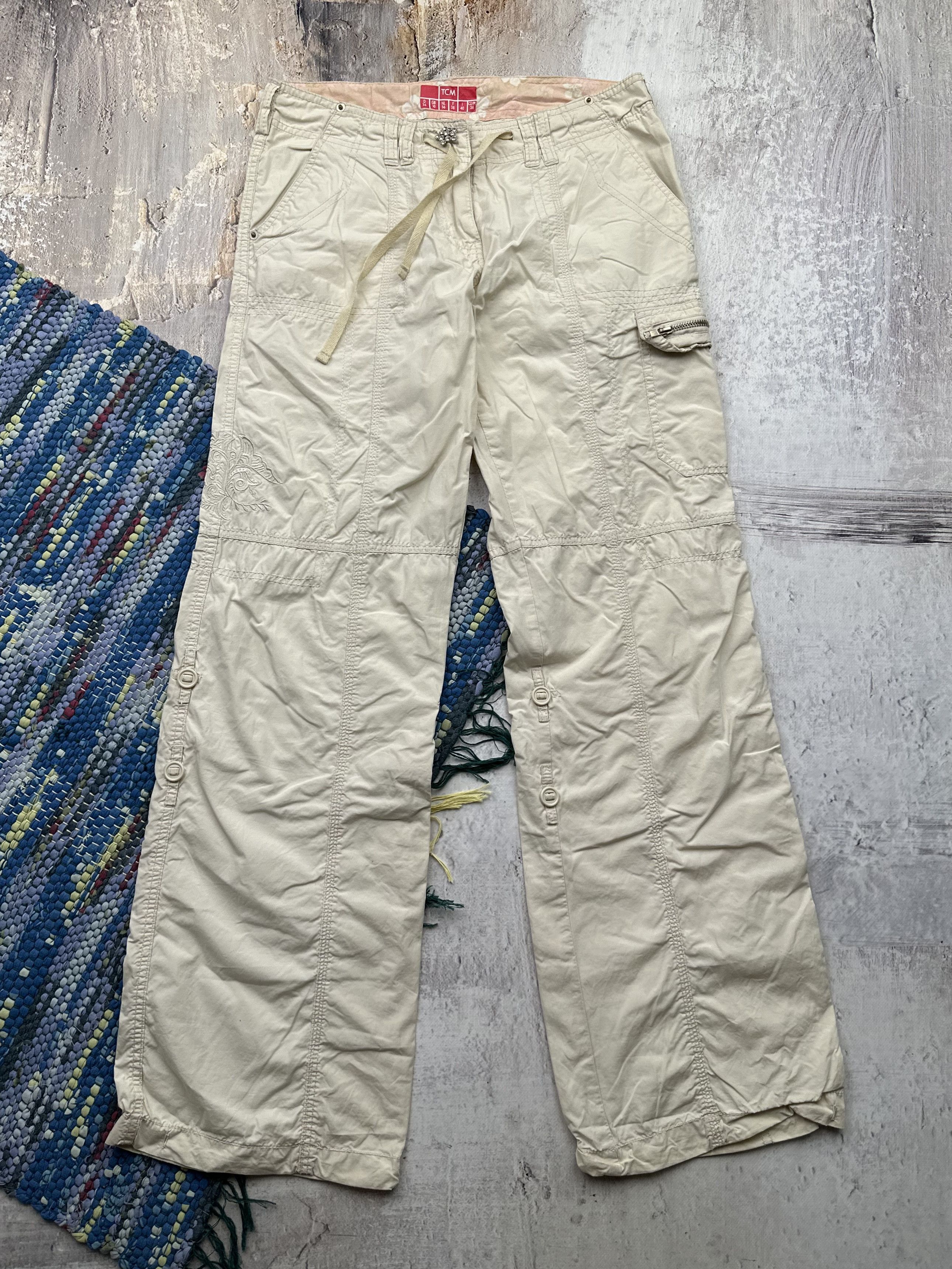 Japanese Brand Vintage Wide Pants A218(93) Size 29" - 1 Thumbnail