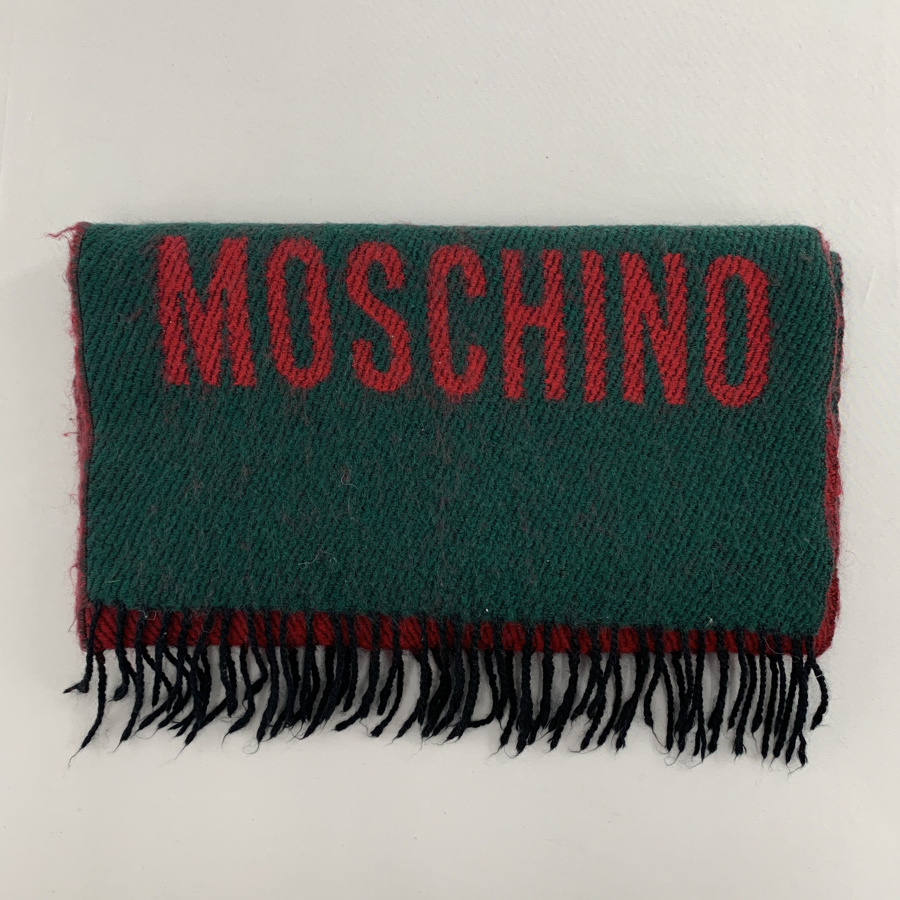 Moschino Moschino Scarf Wool Muffler Neck Wrap BL4382 Size ONE SIZE - 3 Thumbnail