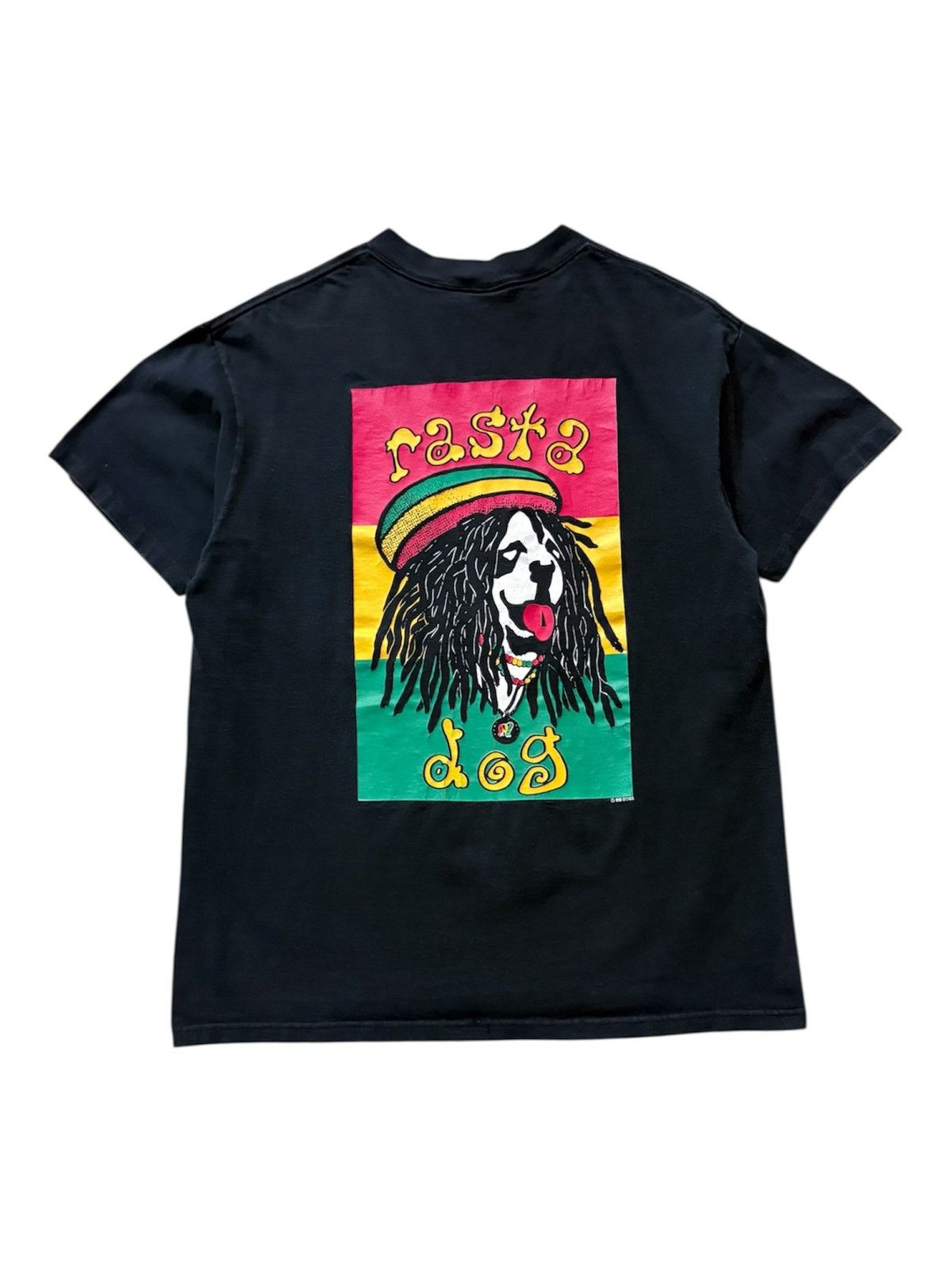 Big Dogs 90’s Big Dogs Rasta Single Stitch Vintage Tee Shirt Size US L / EU 52-54 / 3 - 1 Thumbnail