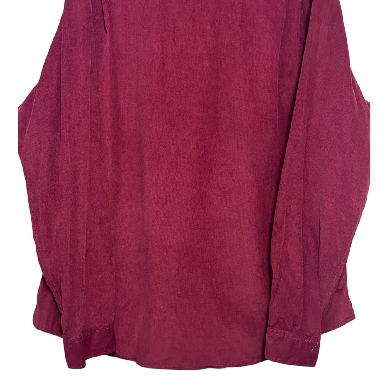 Other Heritage Burgundy Cotton ButtonUp Shirt XXL NWOT Corduroy Size US XXL / EU 58 / 5 - 7 Thumbnail