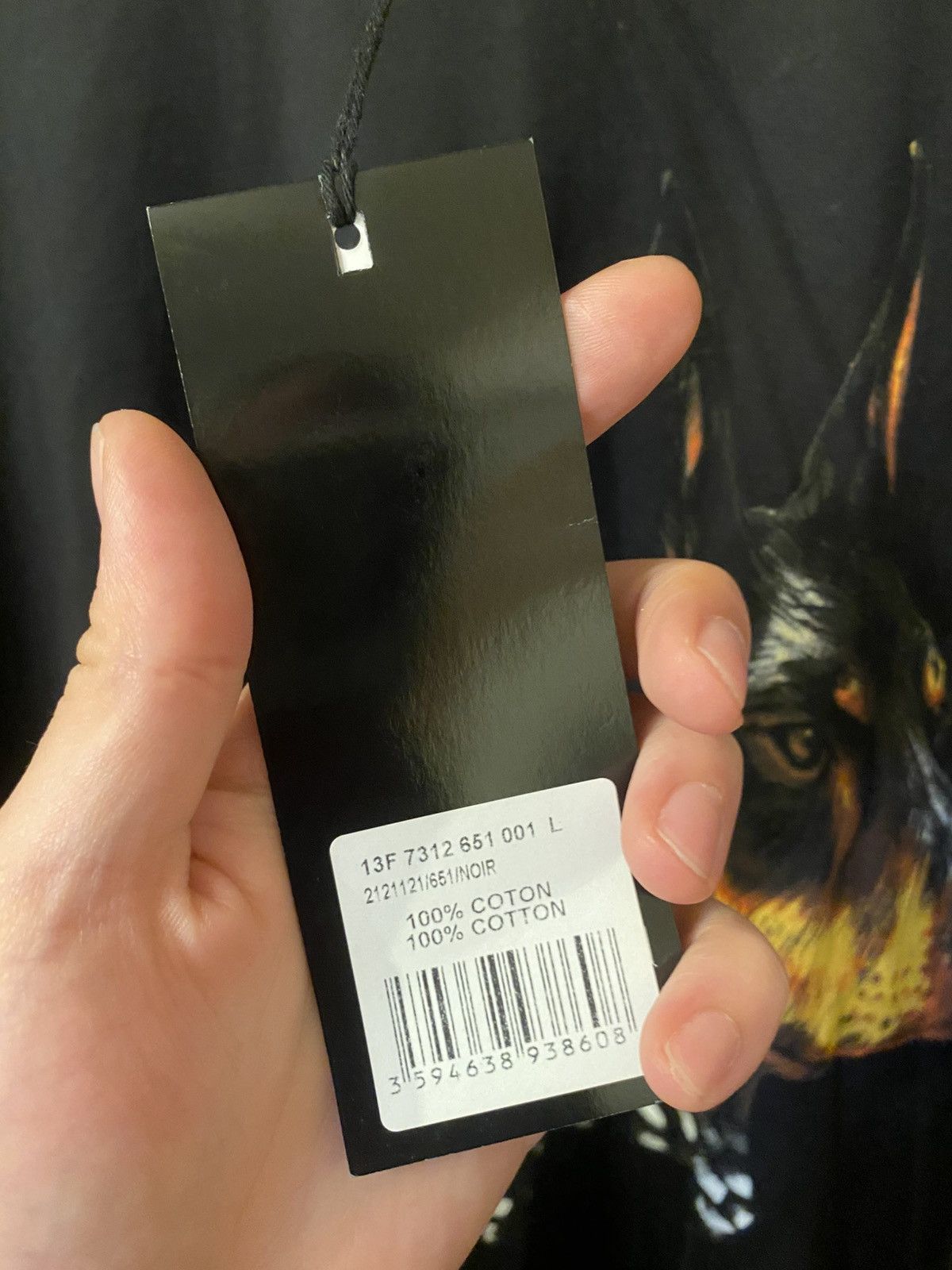 Givenchy × Riccardo Tisci × Vintage FW13 GIVENCHY Dobermann Tshirt NWT | Rottweiler Kanye West Size US L / EU 52-54 / 3 - 8 Thumbnail