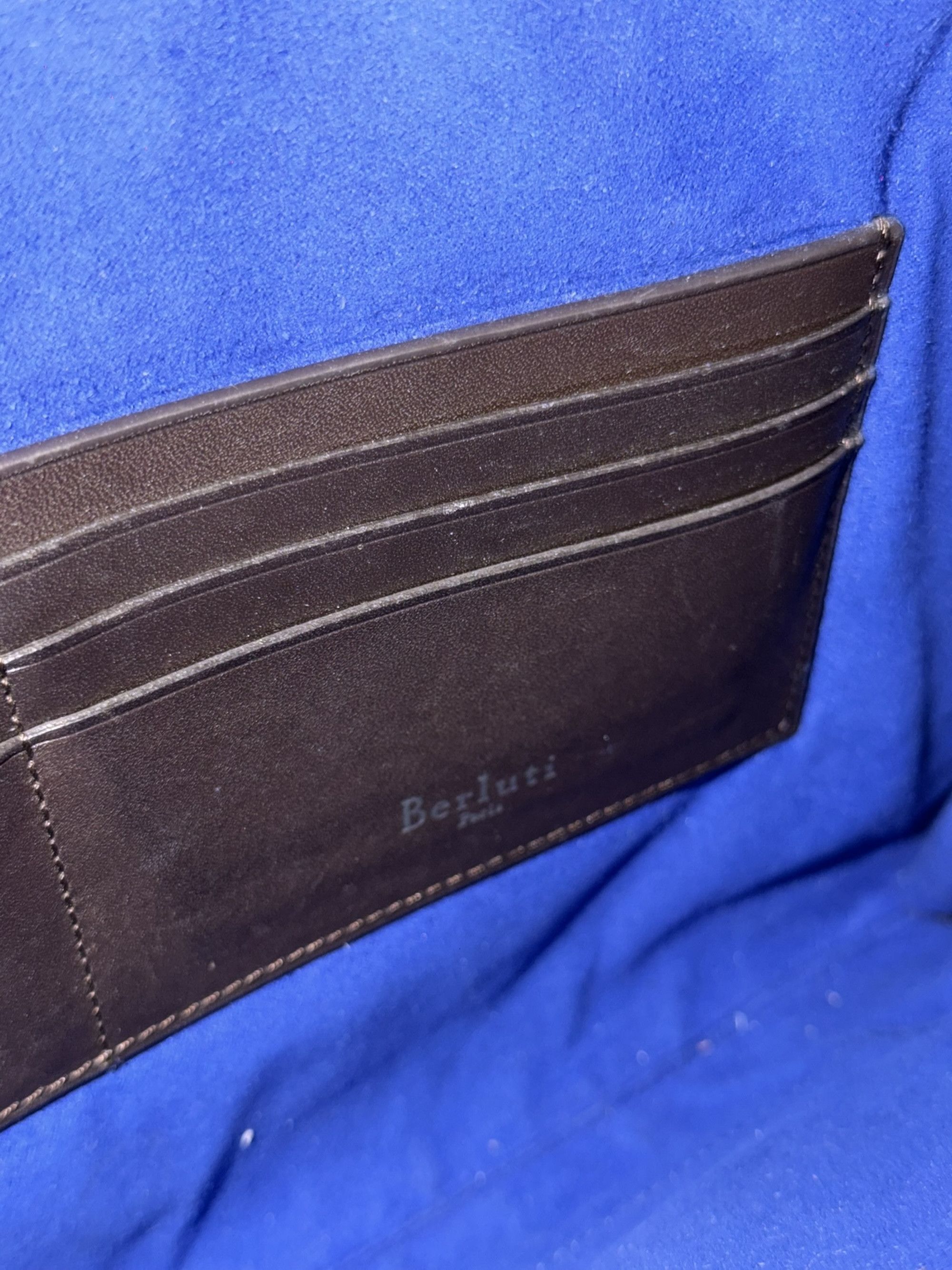 Berluti Berluti / Scritto Calligraphy Leather Clutch Bag / Brown Size ONE SIZE - 10 Thumbnail