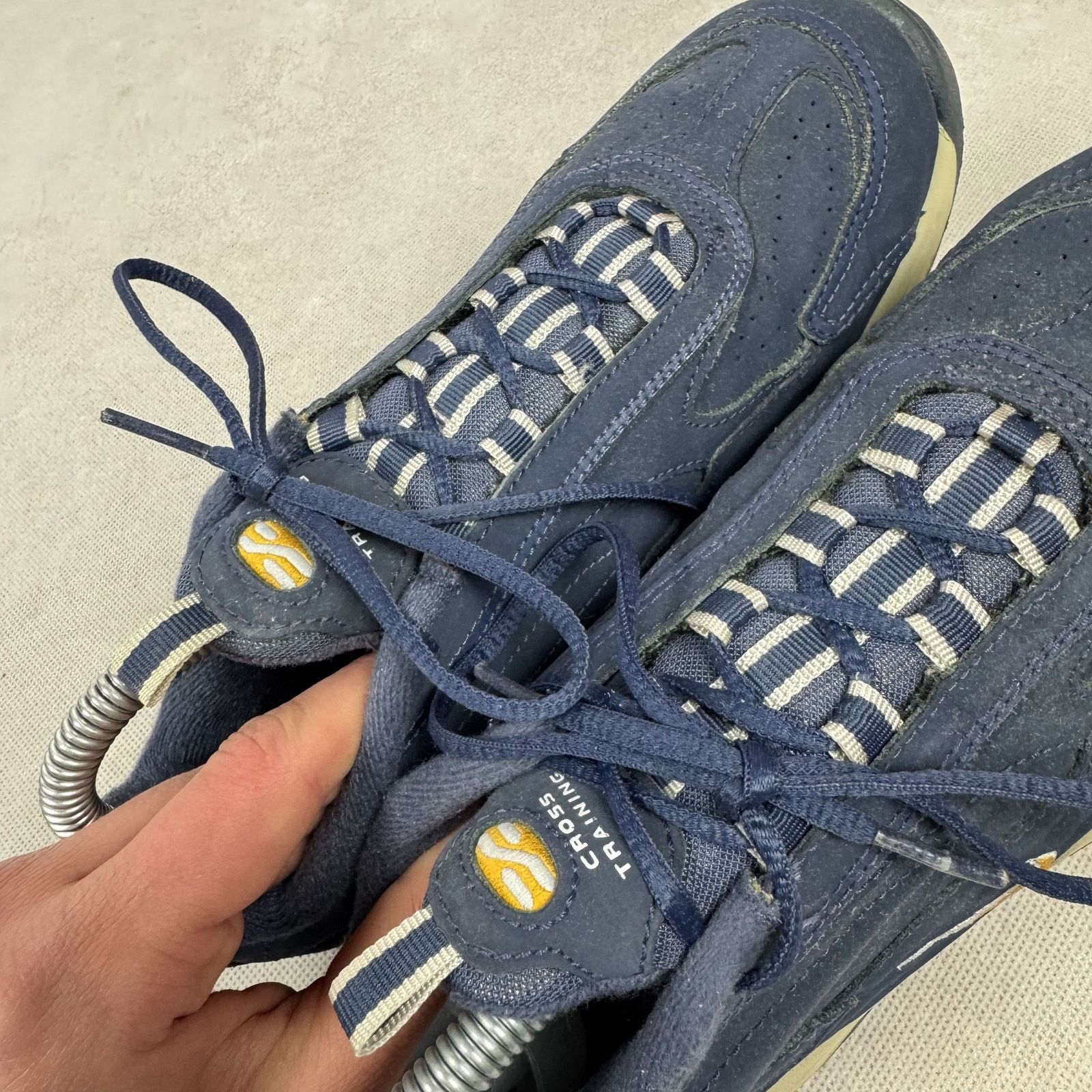 Nike × Vintage Nike (GS) Understudy 2000 147078 Navy Cross Training Shoe 6 Size US 6 / EU 39 - 6 Thumbnail