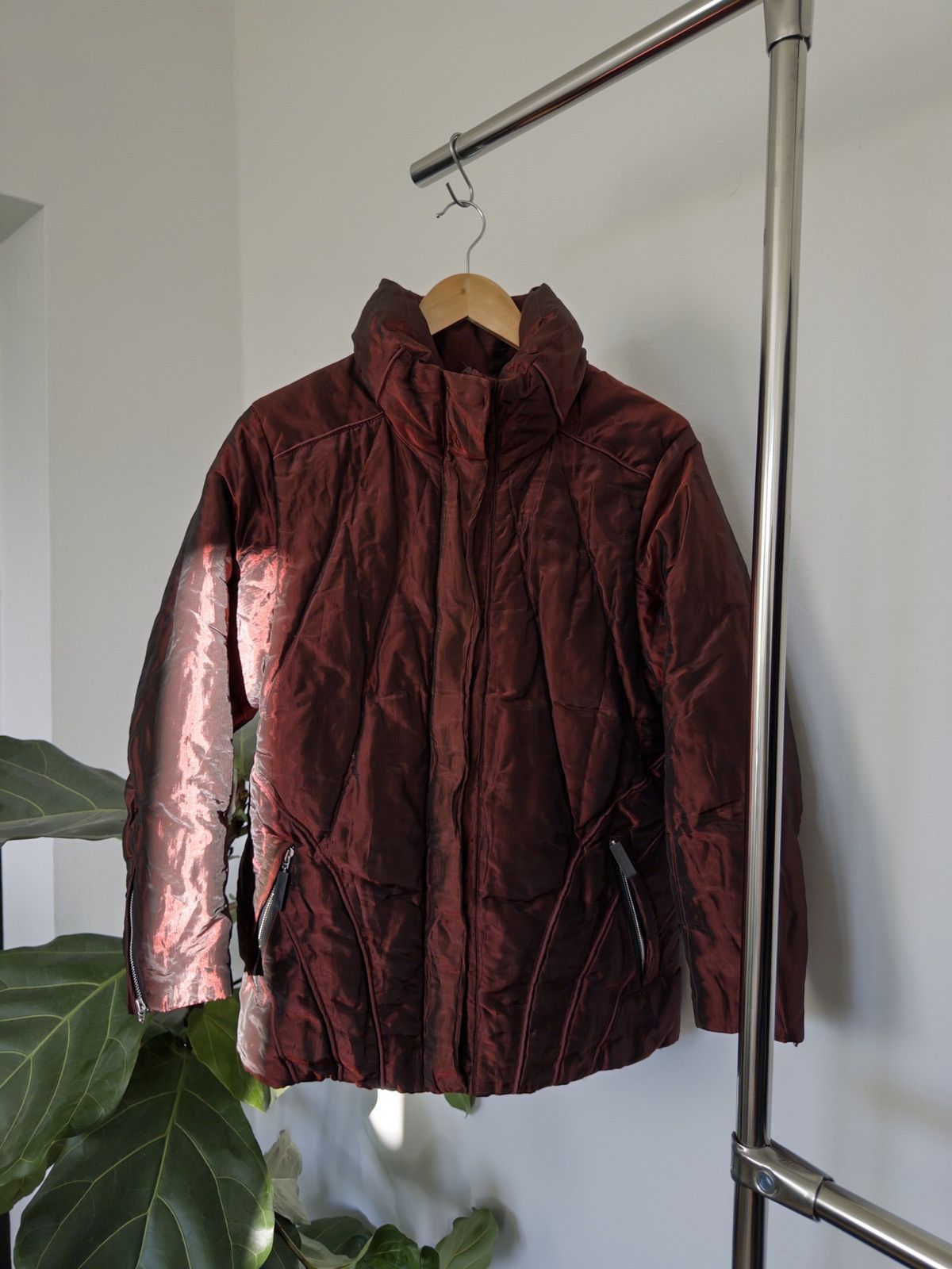 All Sport Vintage Allsport Down Jacket Burgundy 90s Alpine Tech Size M / US 6-8 / IT 42-44 - 5 Thumbnail