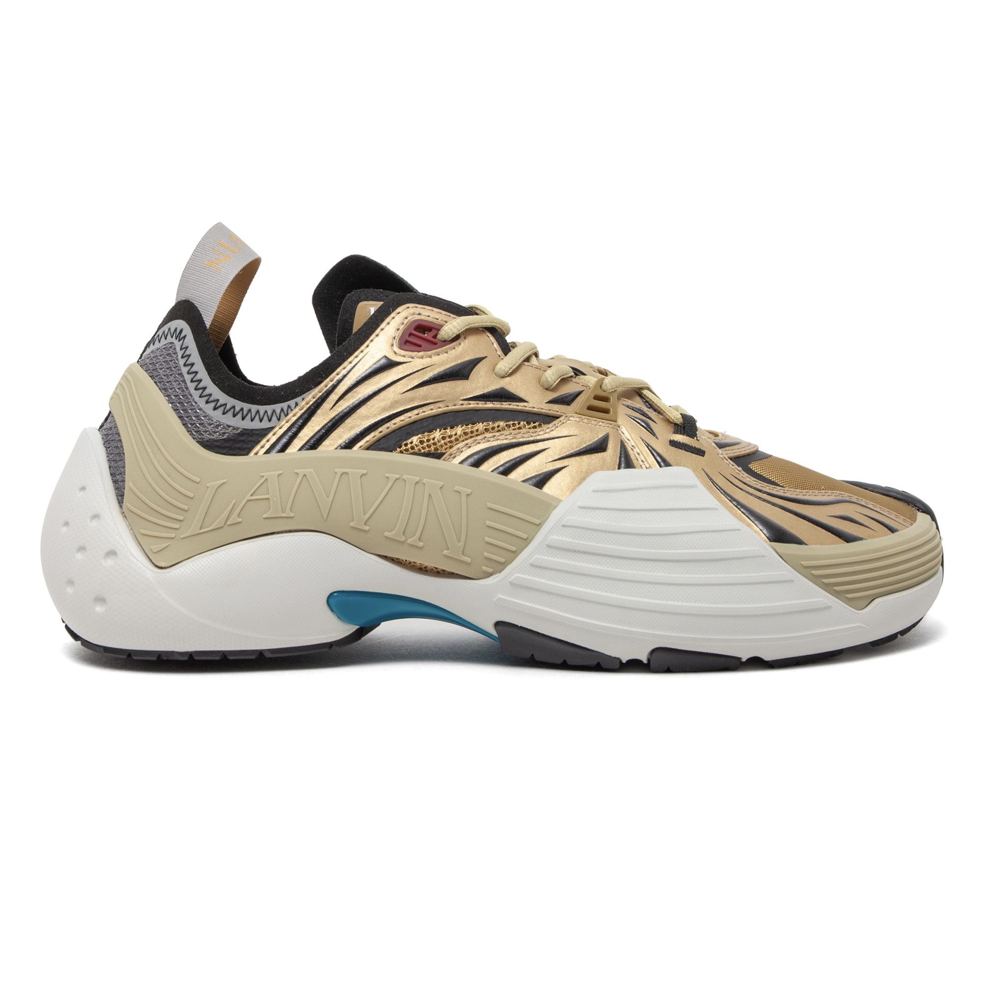 Lanvin Mesh Flash-X Sneakers Gold Size US 11 / EU 44 - 1 Thumbnail