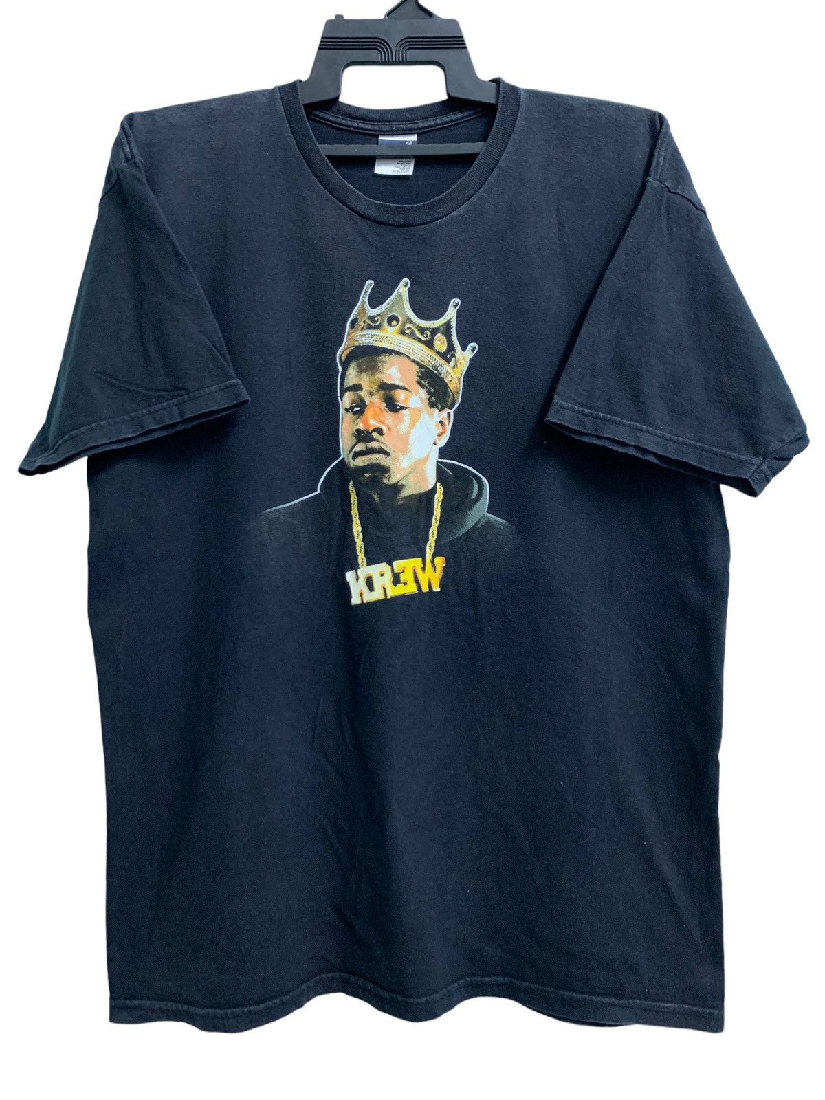 image of Skategang Vintage Y2K Krew Skateboard Co Antwuan Dixon Tshirts in Black, Men's (Size Large)