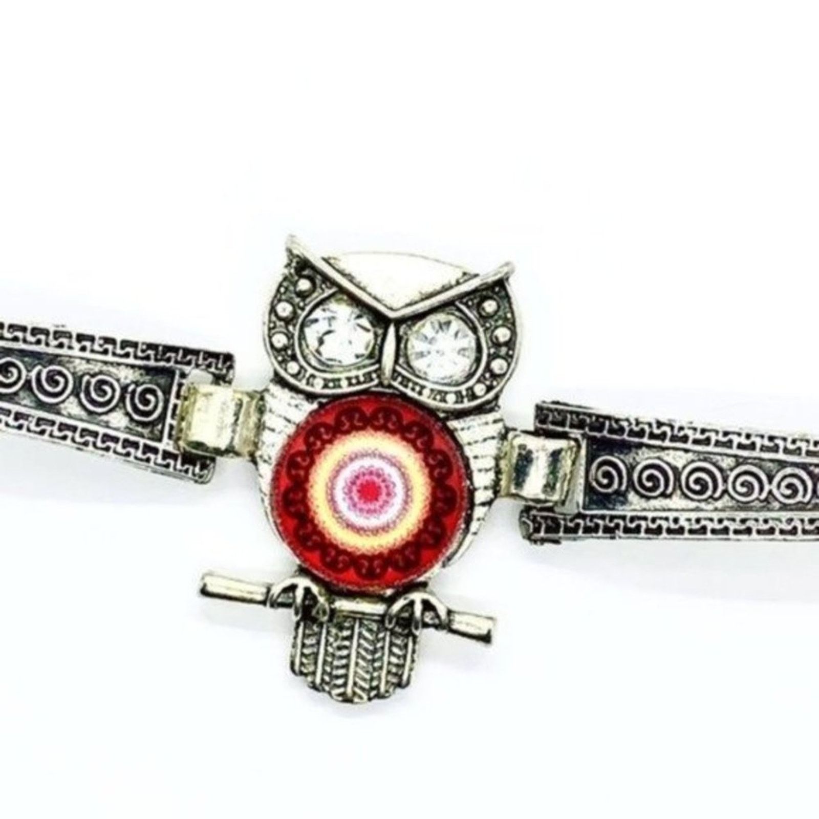 Other NWT Boho Owl Rhinestone Silver-Tone Bracelet Size ONE SIZE - 4 Thumbnail