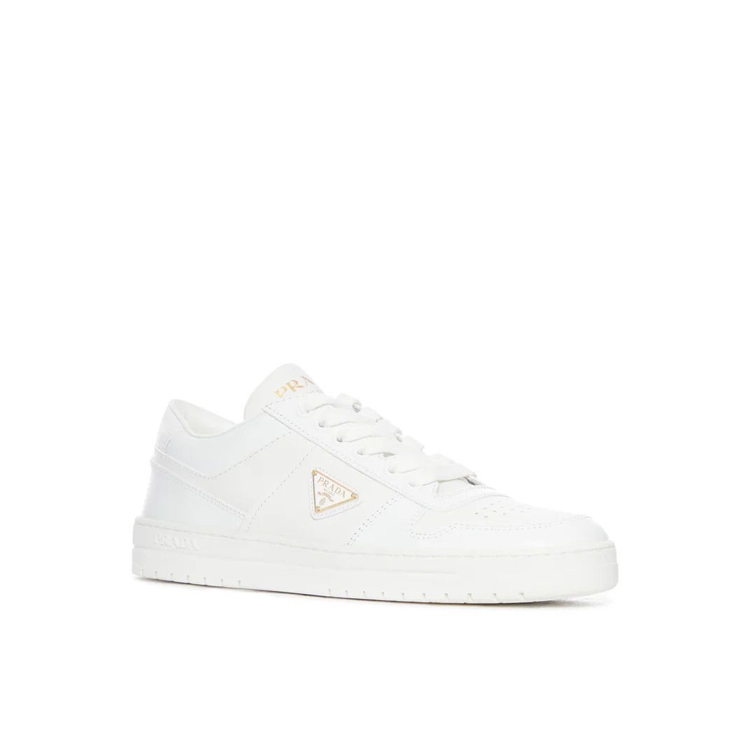 Prada PRADA Downtown White Leather Sneakers New And Authentic (Wom Size US 8 / IT 38 - 5 Thumbnail