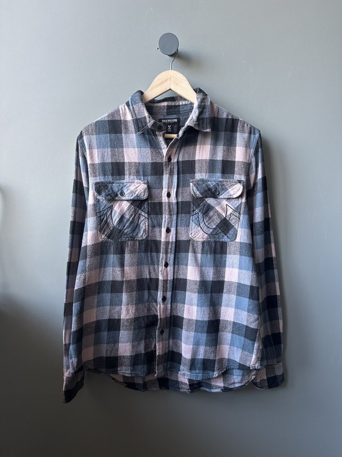 True Religion True Religion Flannel Cotton Shirt Size M Size US L / EU 52-54 / 3 - 1 Thumbnail