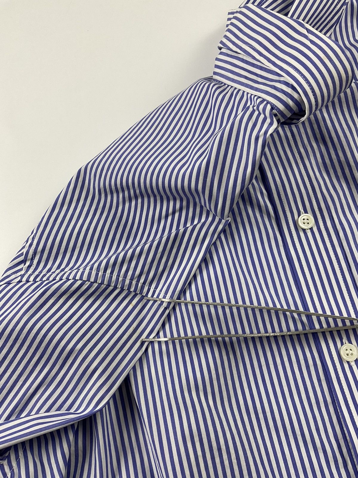 Balenciaga Balenciaga Oversized Striped Cotton-Poplin Dress Size XS / US 0-2 / IT 36-38 - 6 Thumbnail