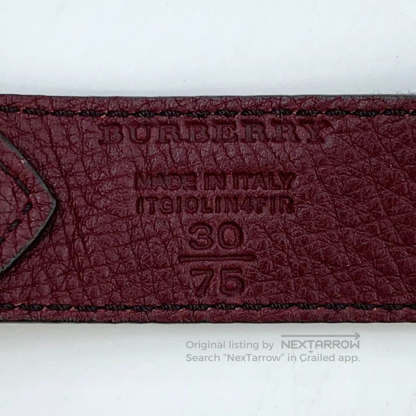 Burberry Burberry Color-Blocked Plaid Design Square Buckle Leather Size ONE SIZE - 9 Thumbnail