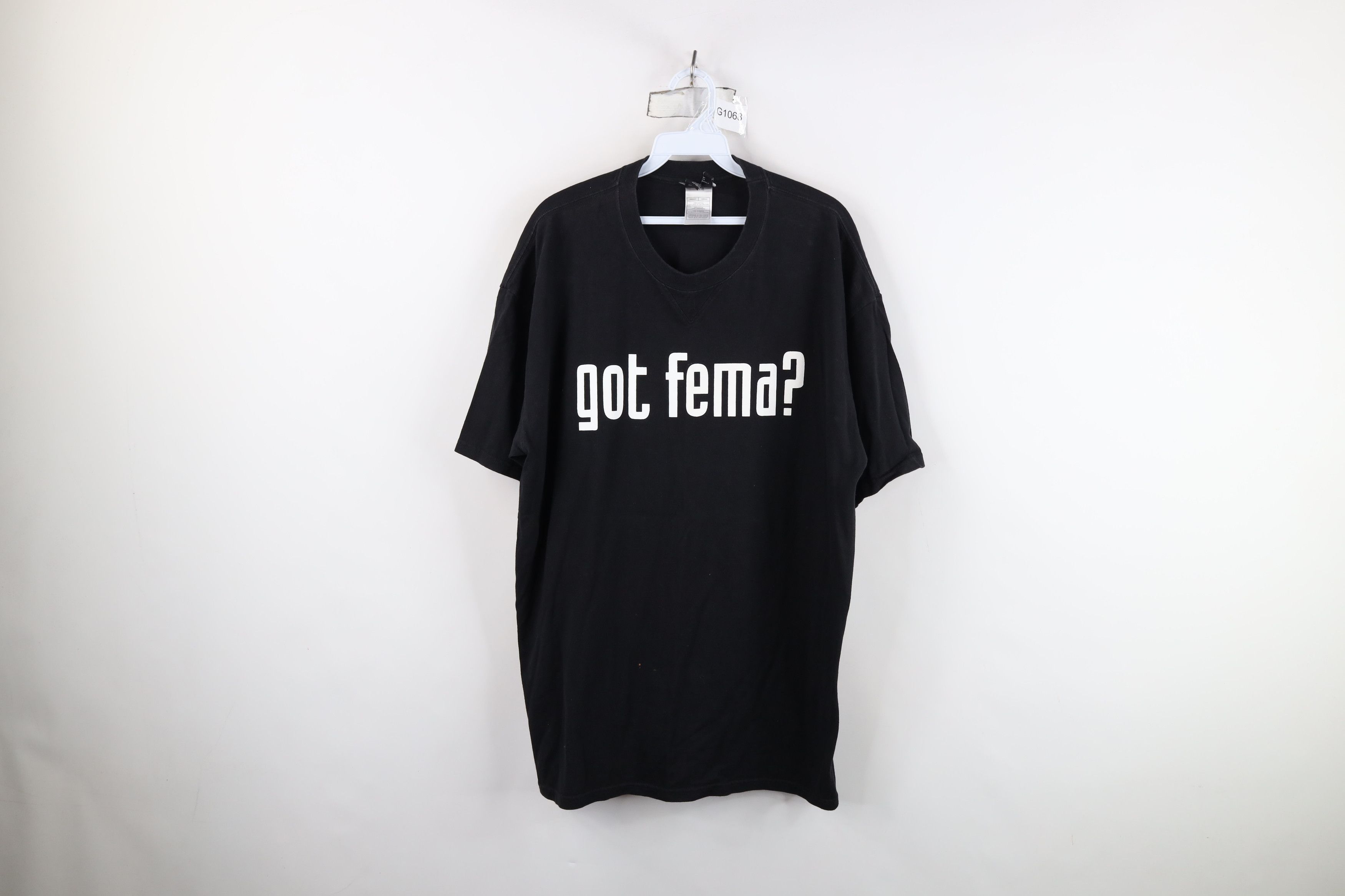Nike Vintage Nike Air Jordan Spell Out Got FEMA T-Shirt Black Size US XL / EU 56 / 4 - 1 Thumbnail