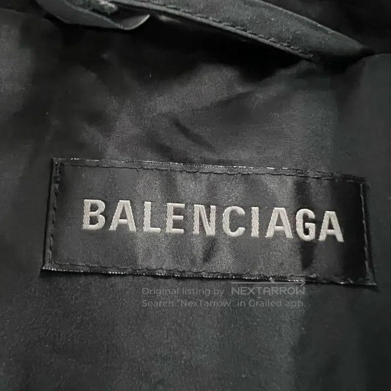 Balenciaga Balenciaga Black Embroidered Logo Puffer Vest Size US S / EU 44-46 / 1 - 4 Thumbnail