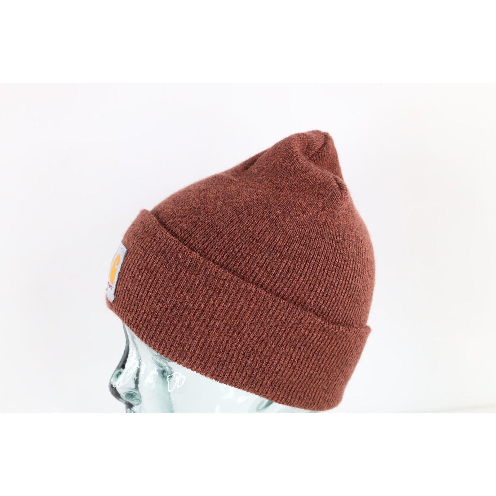Carhartt × Vintage Vintage Y2K Carhartt Spell Out Knit Winter Beanie Hat Size ONE SIZE - 3 Thumbnail