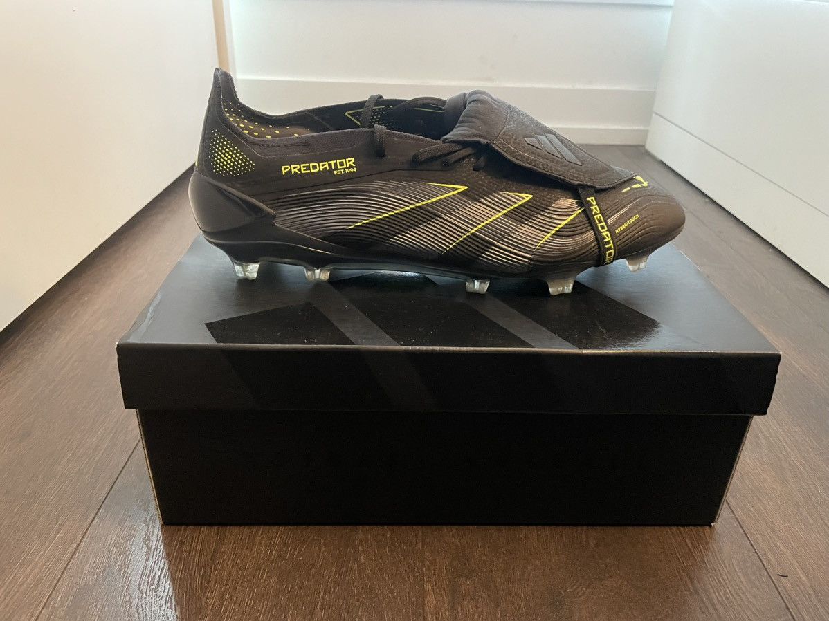 Adidas Adidas Predator Elite Fold-Over Tongue Firm Ground Cleats Size US 12 / EU 45 - 1 Thumbnail