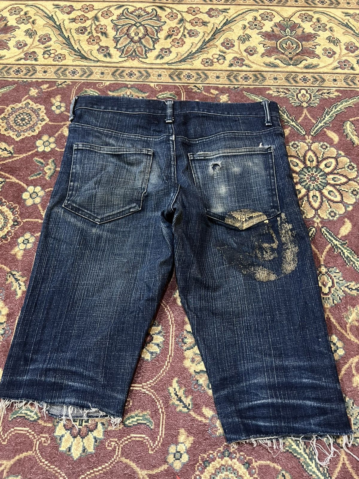 Japanese Brand Vintage Roen X Spalding Short Jean Size US 30 / EU 46 - 2 Thumbnail