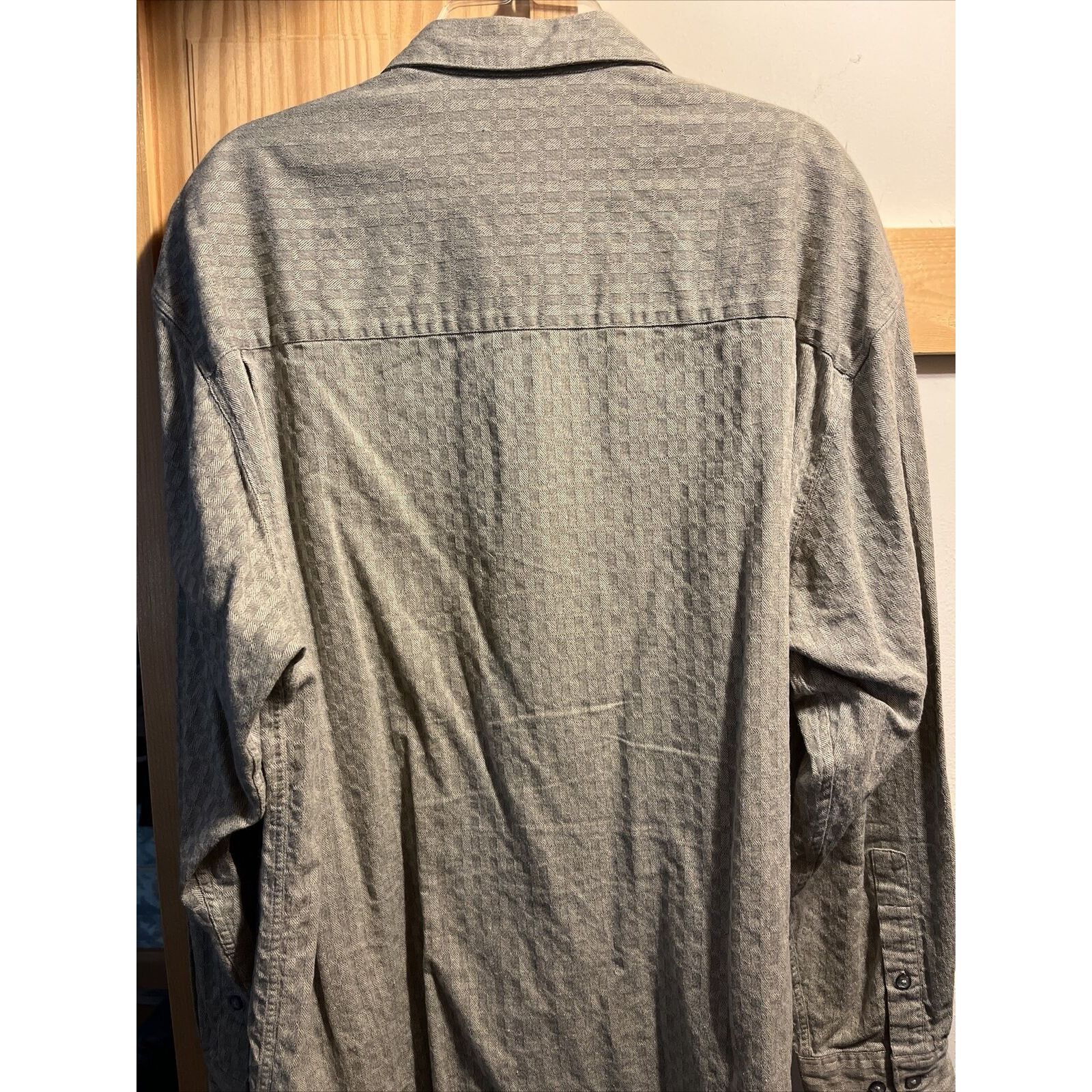 Other Va Bene VTG Men’s L Gray Check LS Button Down Cotton Shirt Size US L / EU 52-54 / 3 - 6 Thumbnail