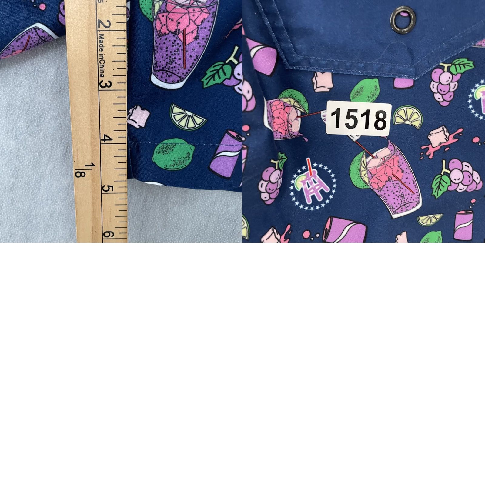 Vintage Barstool Sports Mens Adult Medium Blue Swim Trunks Drinks Print Lined M Size US 31 - 9 Thumbnail