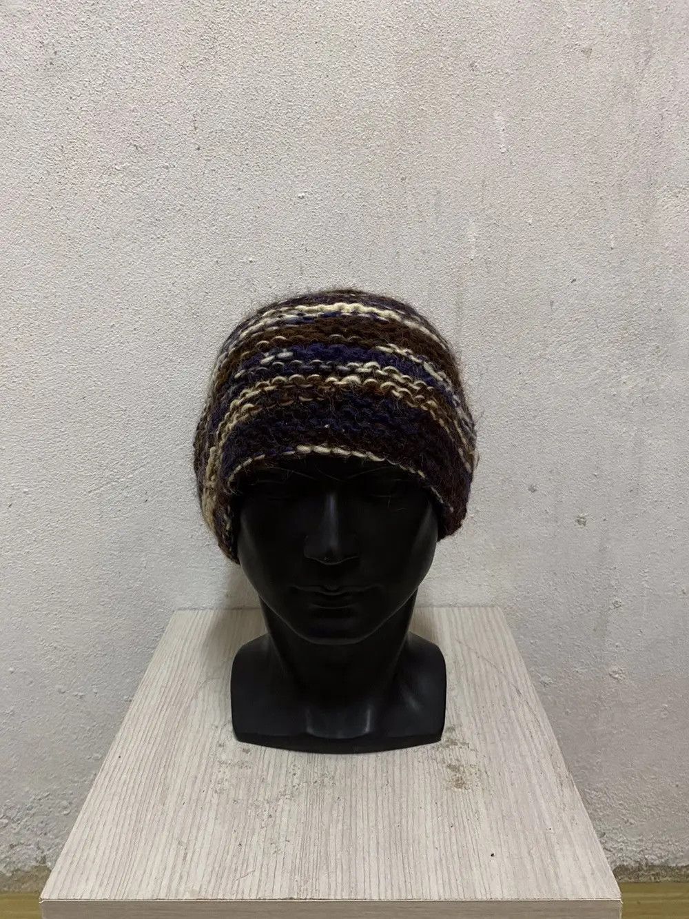 Japanese Brand Japanese Brand Rare Design Knit Beanie Hat Size ONE SIZE - 3 Thumbnail