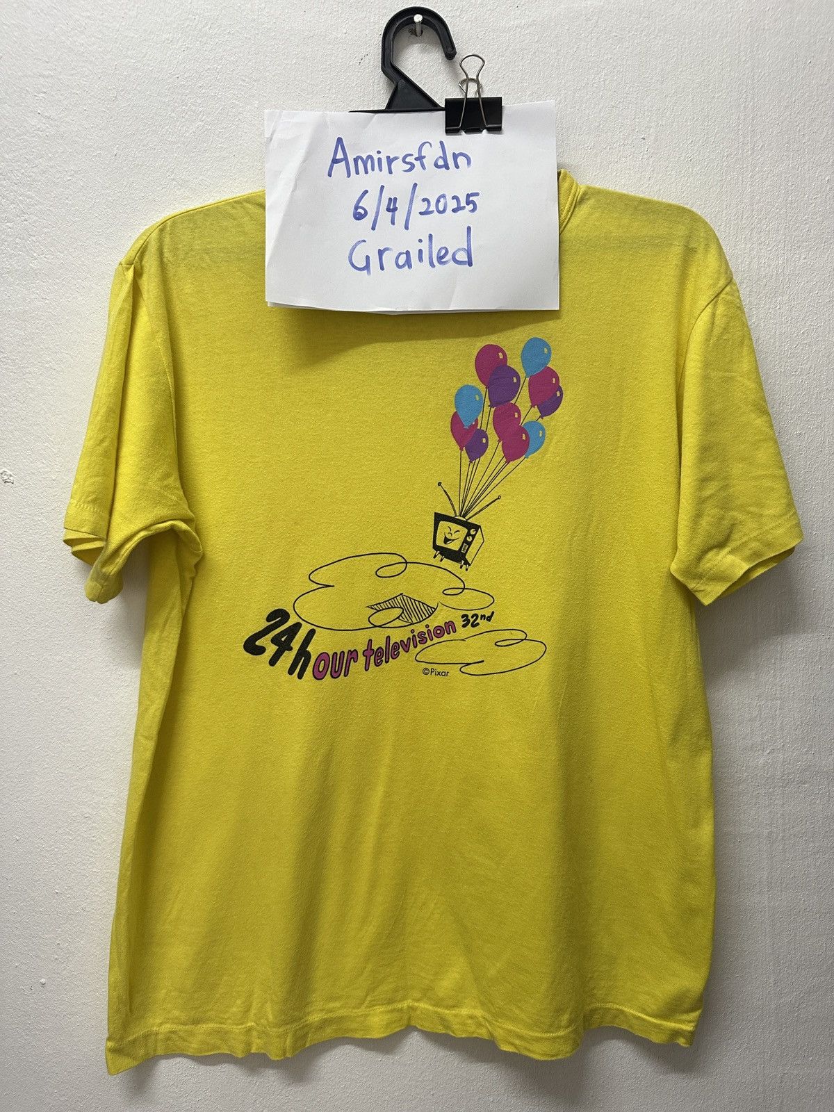 Japanese Brand × Takashi Murakami × Vintage Pixar x 24 Hour Television Anniversary Tee (Japan Exclusive) Size US L / EU 52-54 / 3 - 1 Thumbnail