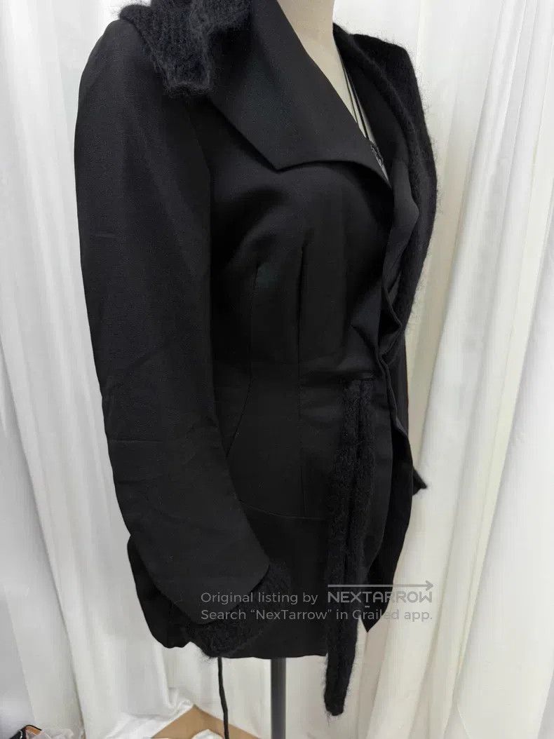 YOHJI YAMAMOTO Deconstructed wool blended suit
