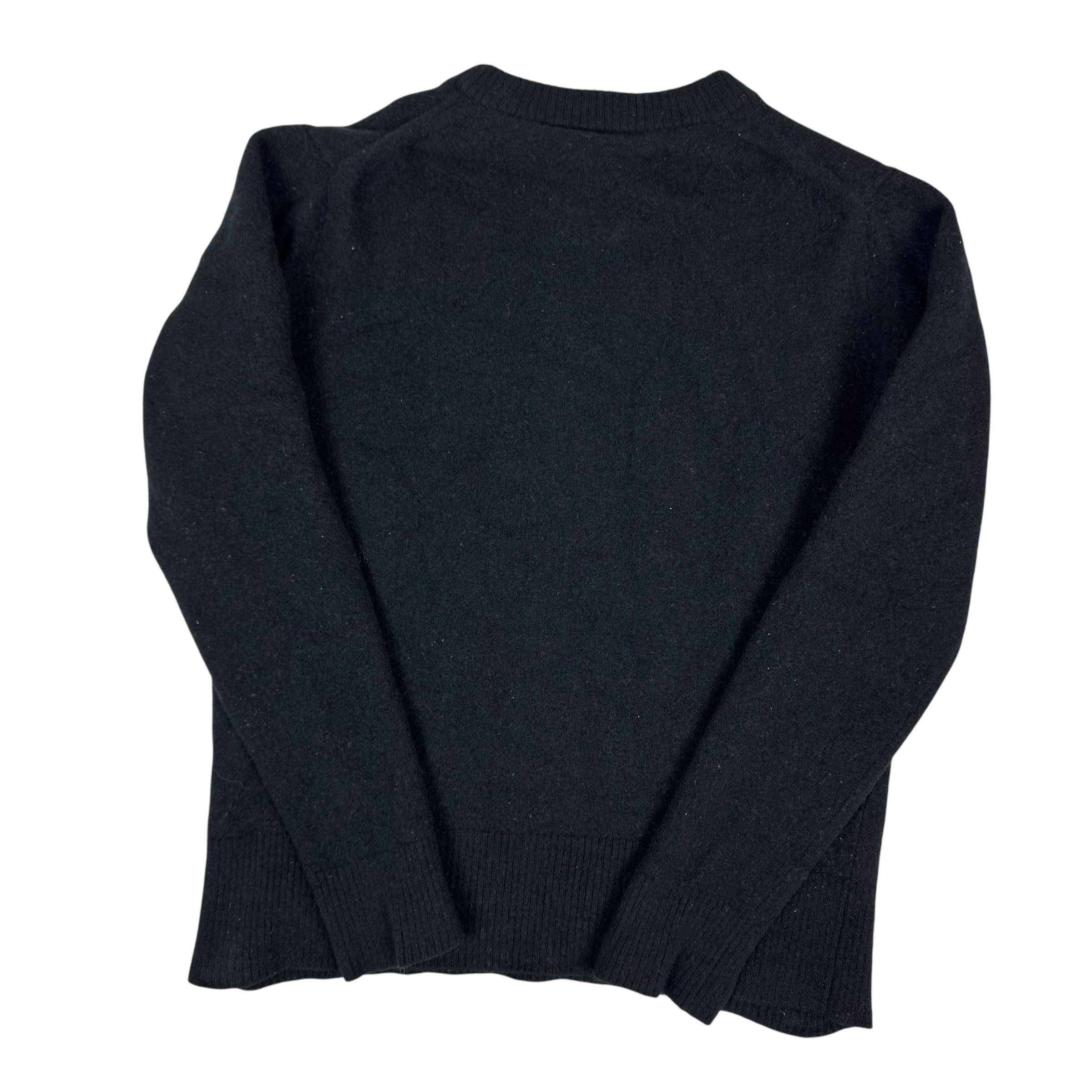 Acne Studios Acne Studios Nalon Face Black Wool Pullover Sweater S Size S / US 4 / IT 40 - 6 Thumbnail