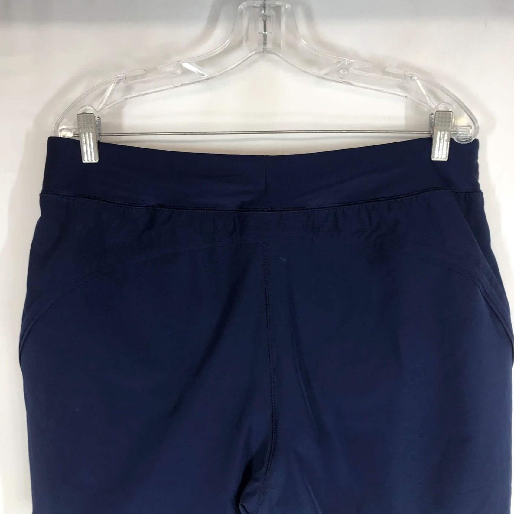 Lands' End VINTAGE Lands' End Womens Navy Blue Active Shorts Size 14 Pockets Liner Size 36" / US 14 / IT 50 - 6 Thumbnail