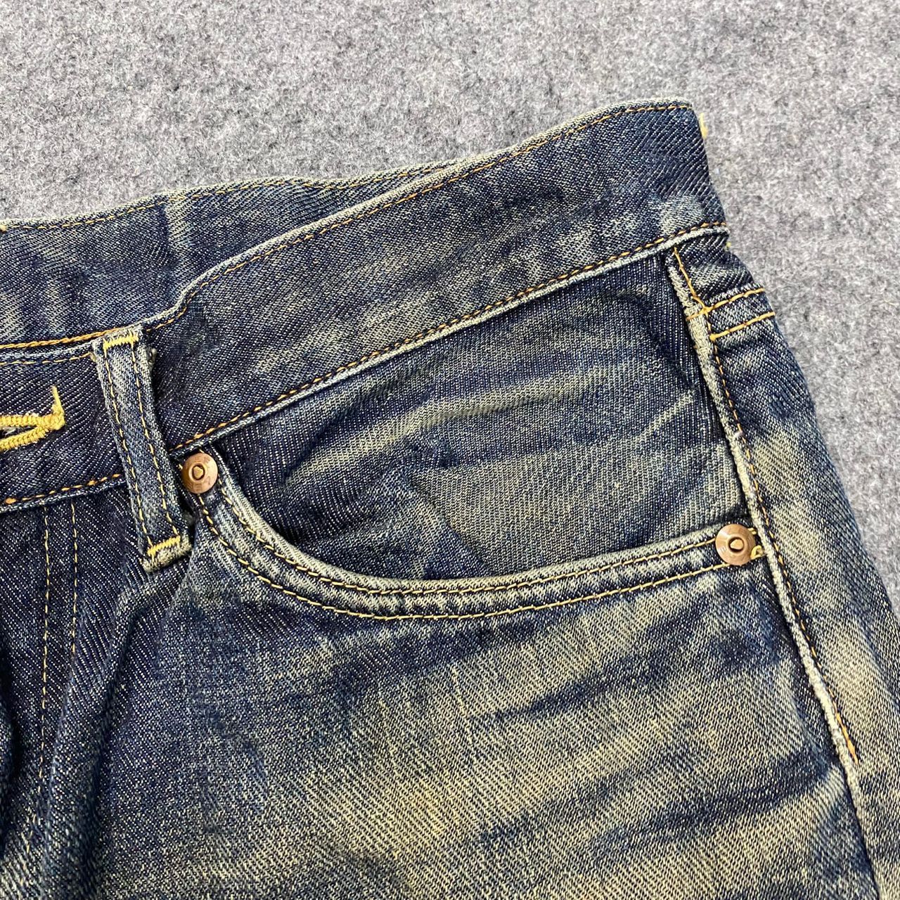 Lee 💥Flare💥Vintage Lee Riders Distressed Denim Size US 31 - 9 Thumbnail