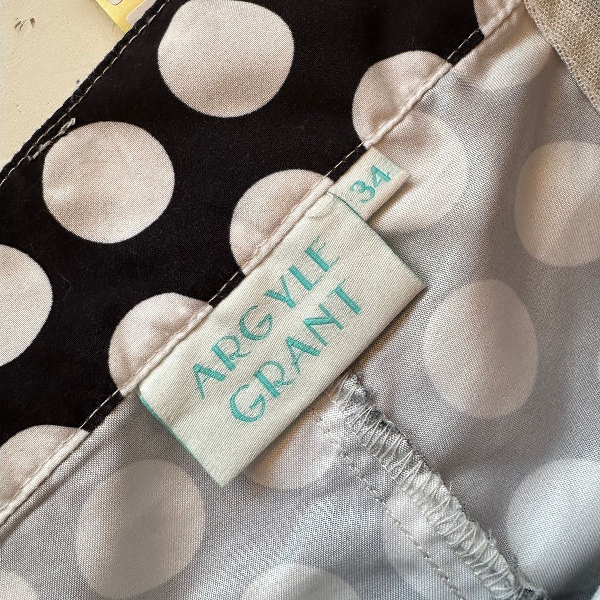 Other Argyle Grant Polka Dot Swim Shorts Black White Men US 34 Size US 34 / EU 50 - 7 Thumbnail