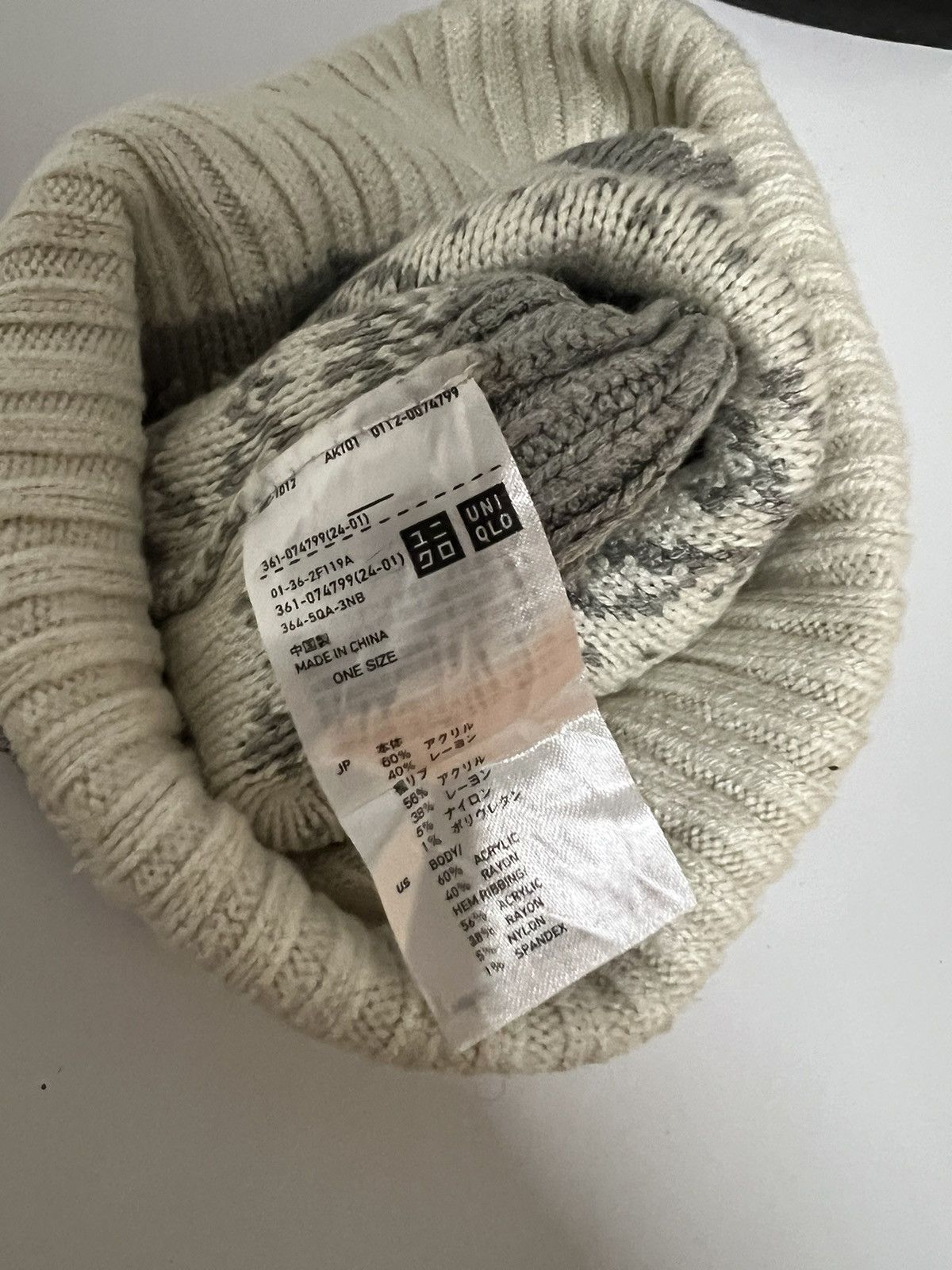 Japanese Brand Japanese brand Uniqlo Beanie Hats Size ONE SIZE - 6 Thumbnail