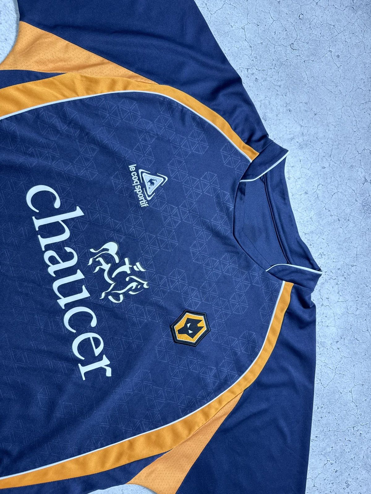 Le Coq Sportif Le Coq Sportif Wolverhampton 2007/2008 Vintage Jersey Size US XL / EU 56 / 4 - 6 Thumbnail