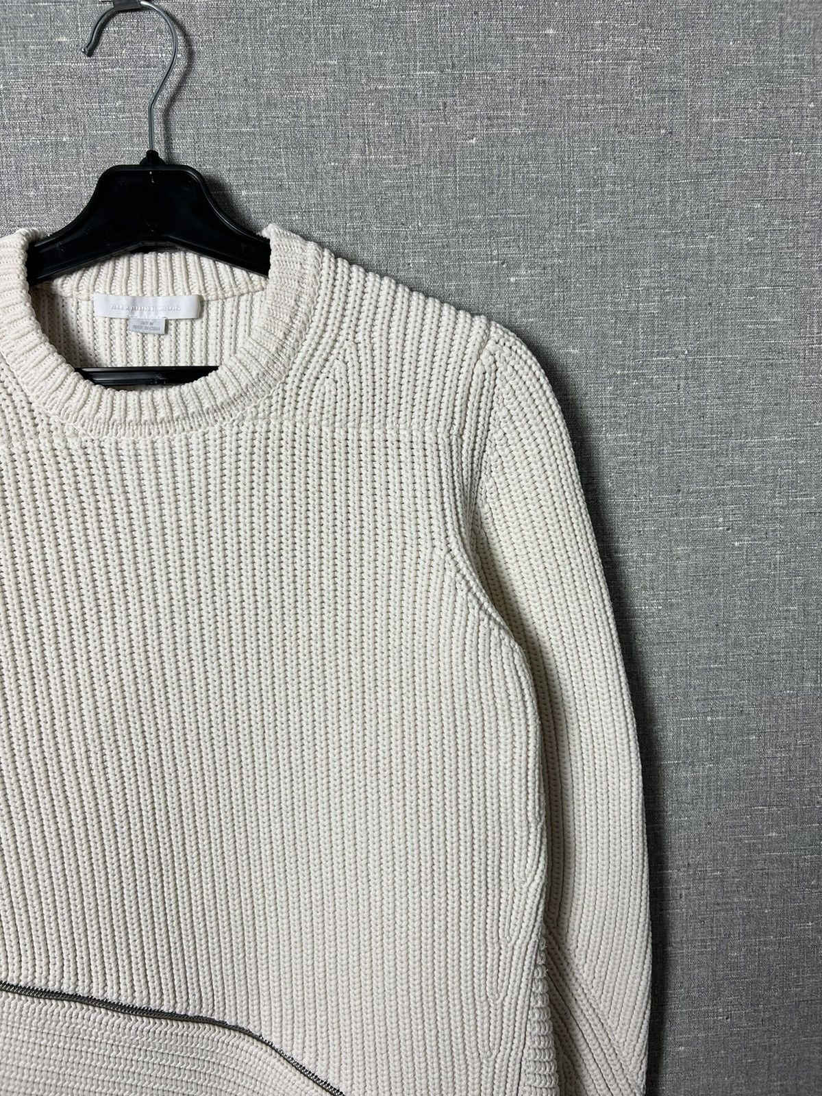 Alexander Wang ALEXANDER WANG Asymmetrical Zip Peel Away Knitted Sweater Size M / US 6-8 / IT 42-44 - 5 Thumbnail