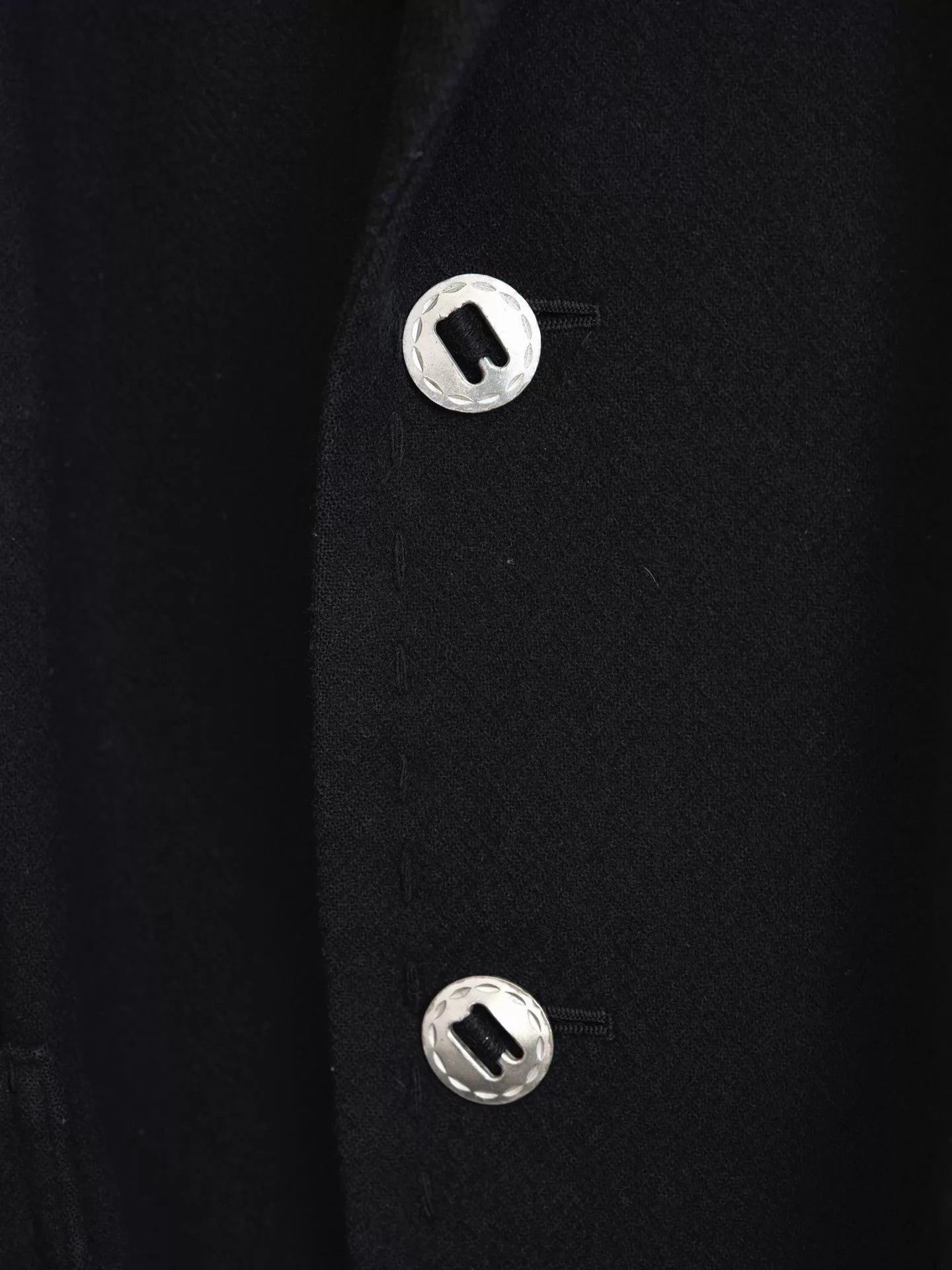 Yohji Yamamoto Yohji Yamamoto 05AW H-Stitched Silver-Button Jacket 2 Size US M / EU 48-50 / 2 - 5 Thumbnail