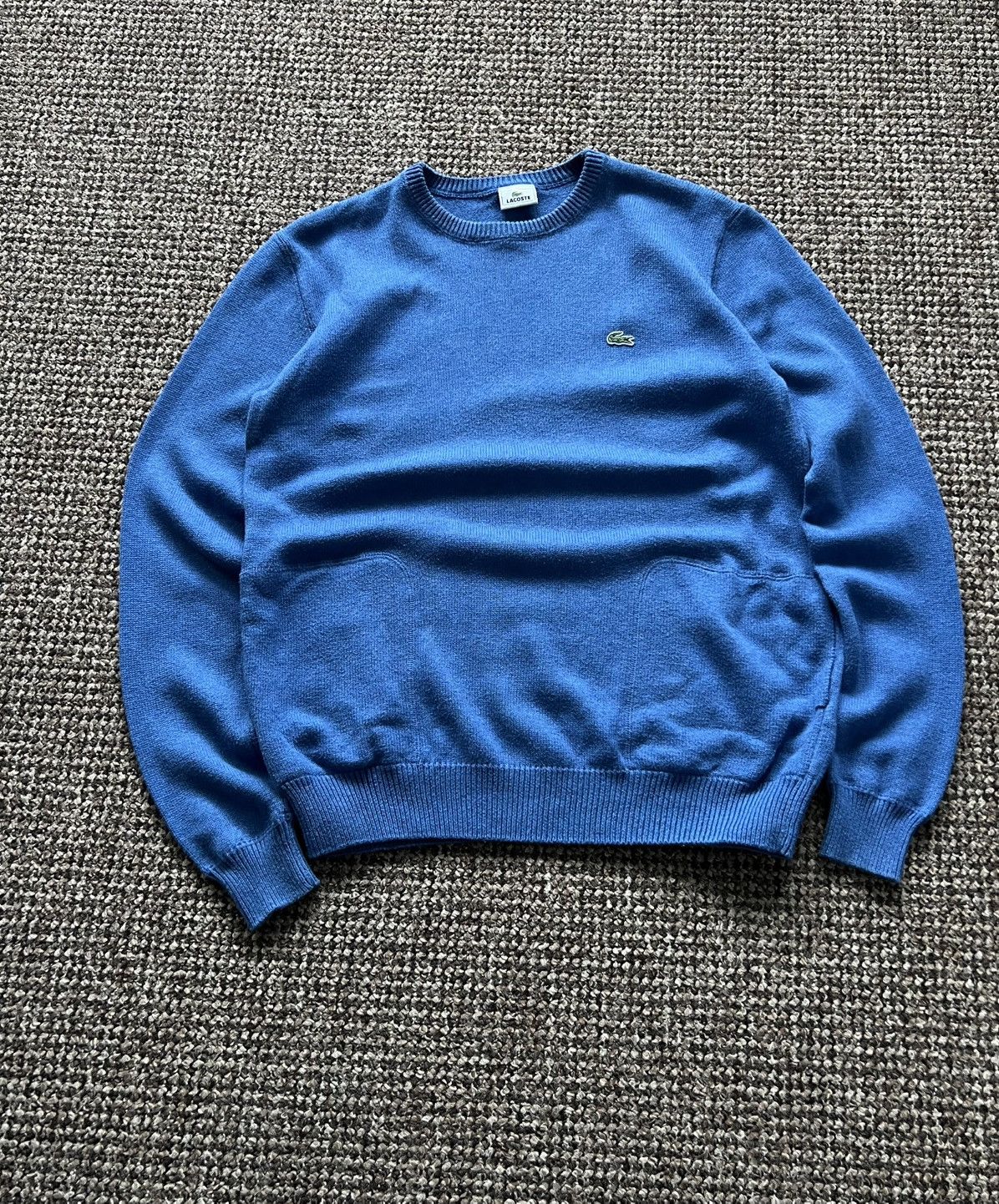 Lacoste Vintage Lacoste Y2k Baggy Sweater Mini Logo Size US M / EU 48-50 / 2 - 2 Thumbnail