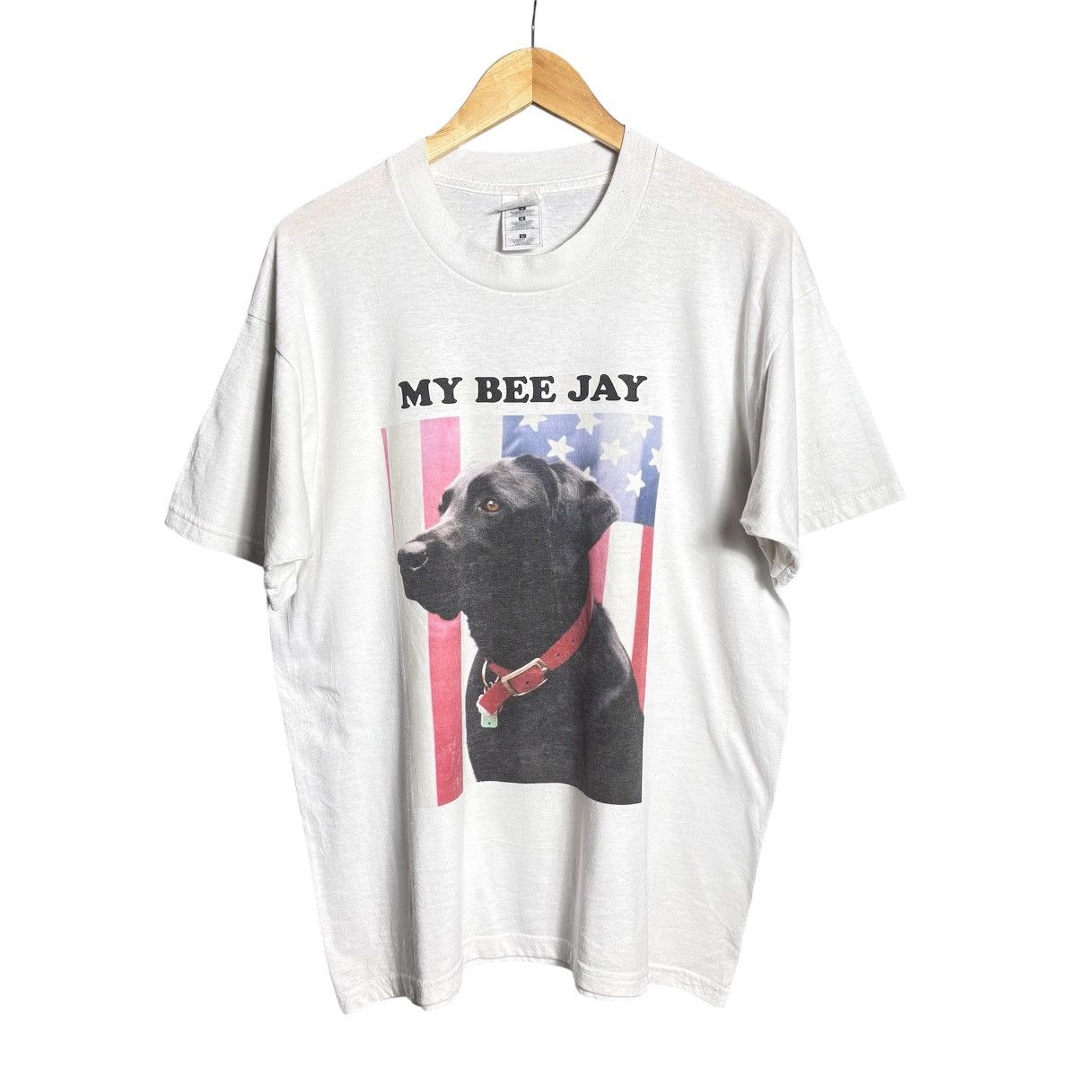 Vintage Vintage 90s Labrador Dog USA Graphic T-Shirt / My Bee Jay Size US L / EU 52-54 / 3 - 1 Thumbnail
