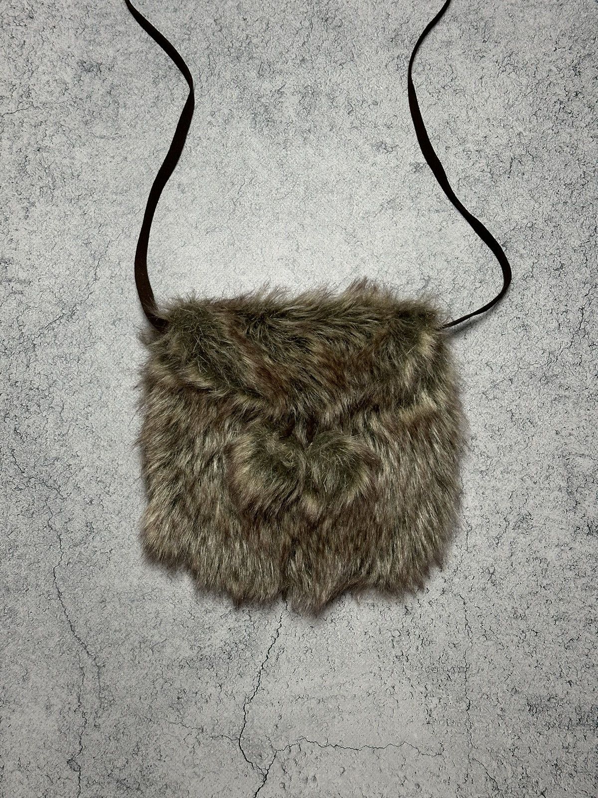 If Six Was Nine Vintage Faux Fur Mohair Y2K Crossbody Shoulder Bag Size ONE SIZE - 2 Thumbnail