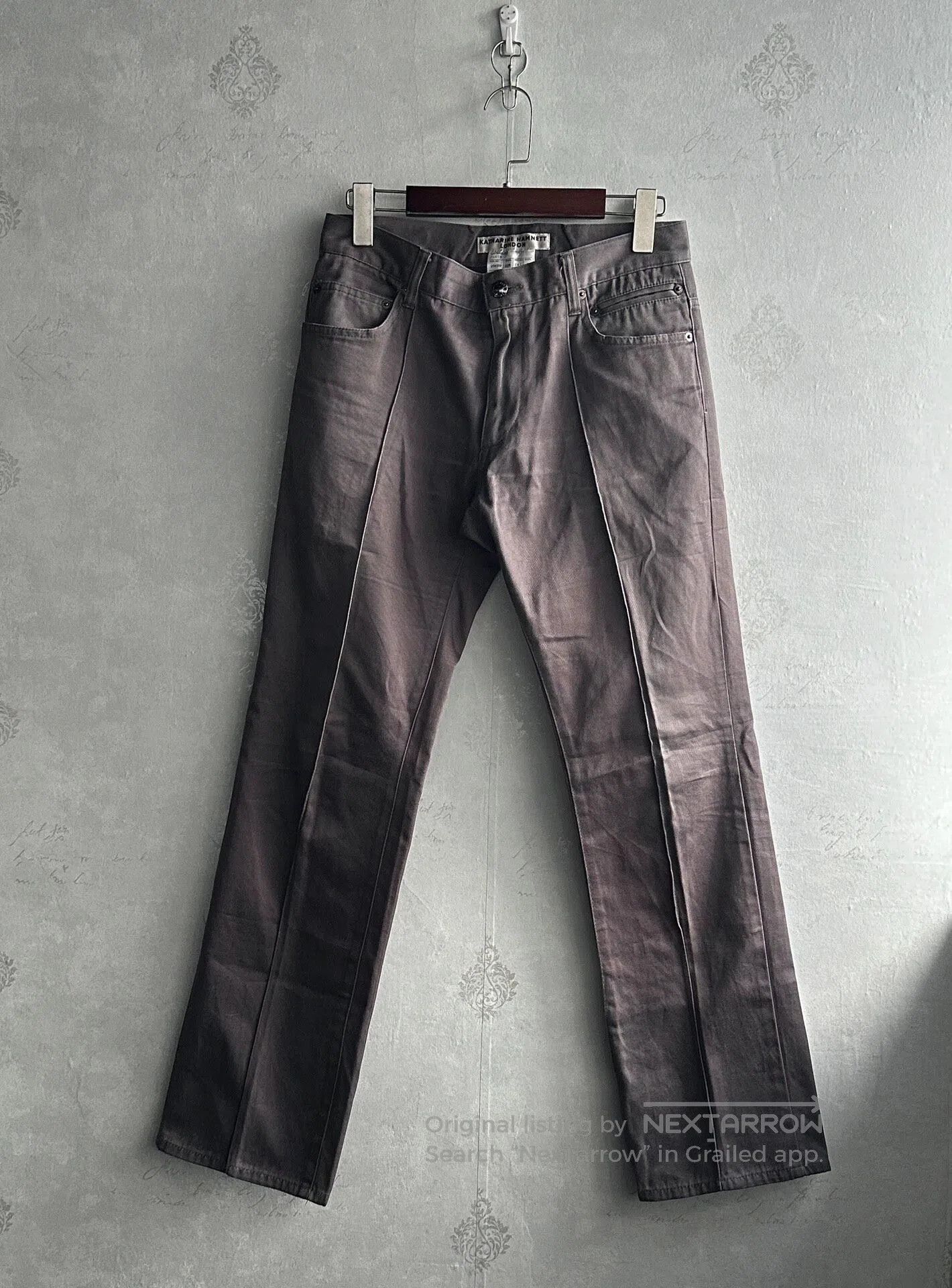 Katharine Hamnett London katharine hamnett sizem 00s Long Suture Pants| Size US 32 / EU 48 - 2 Thumbnail