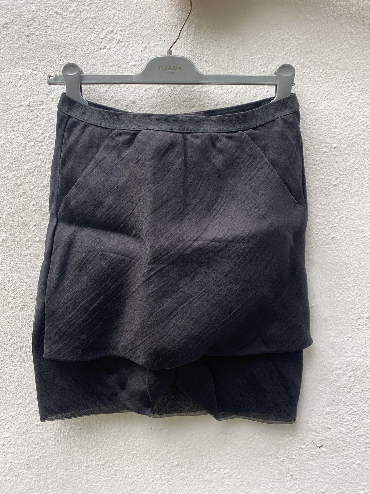 Rick Owens Rick Owens ANTHEM SS11 Silk Skort Size 28" / US 6 / IT 42 - 1 Thumbnail