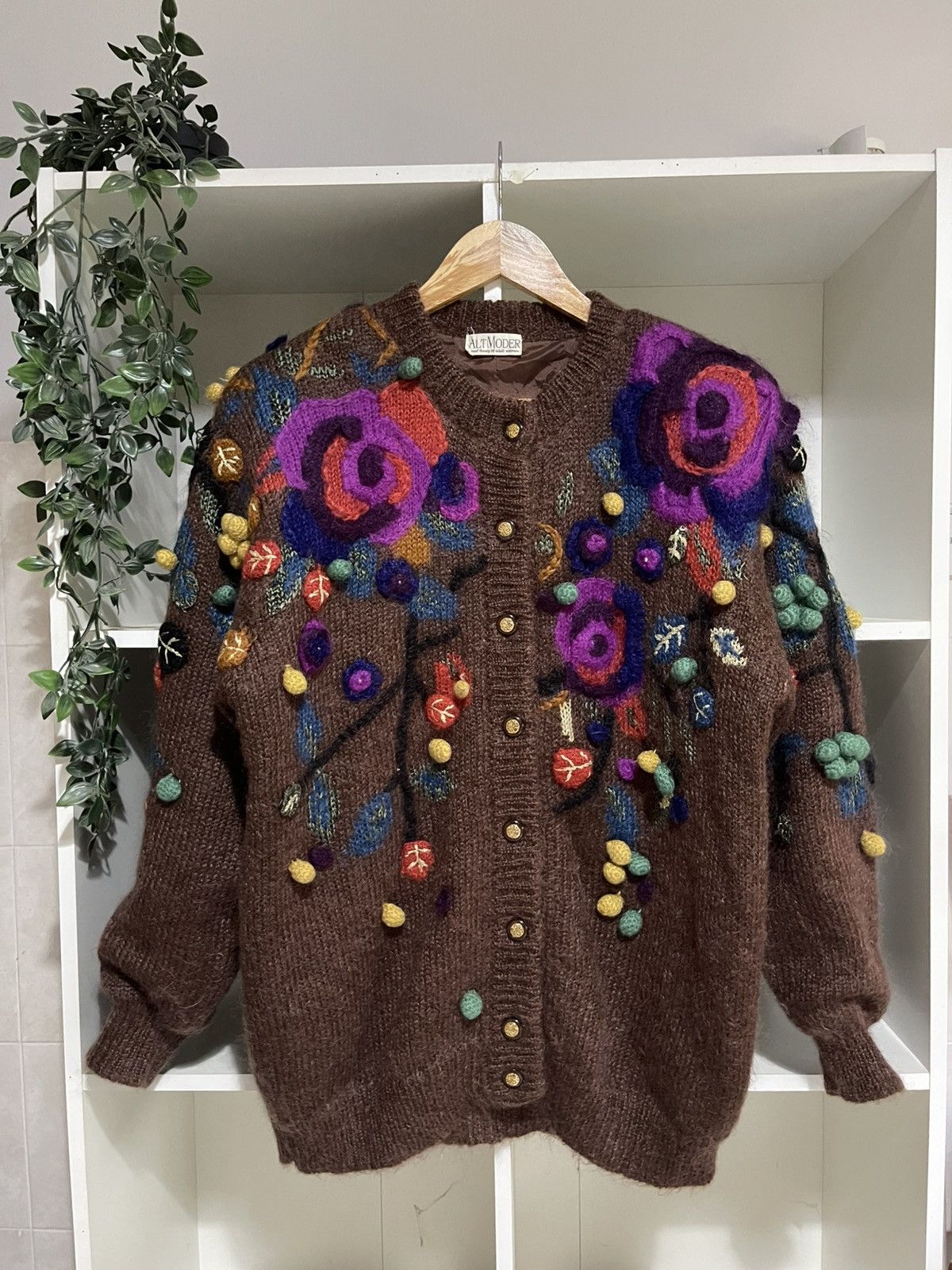 Japanese Brand Vintage Mohair Jacket Nice Design Size L / US 10 / IT 46 - 1 Thumbnail