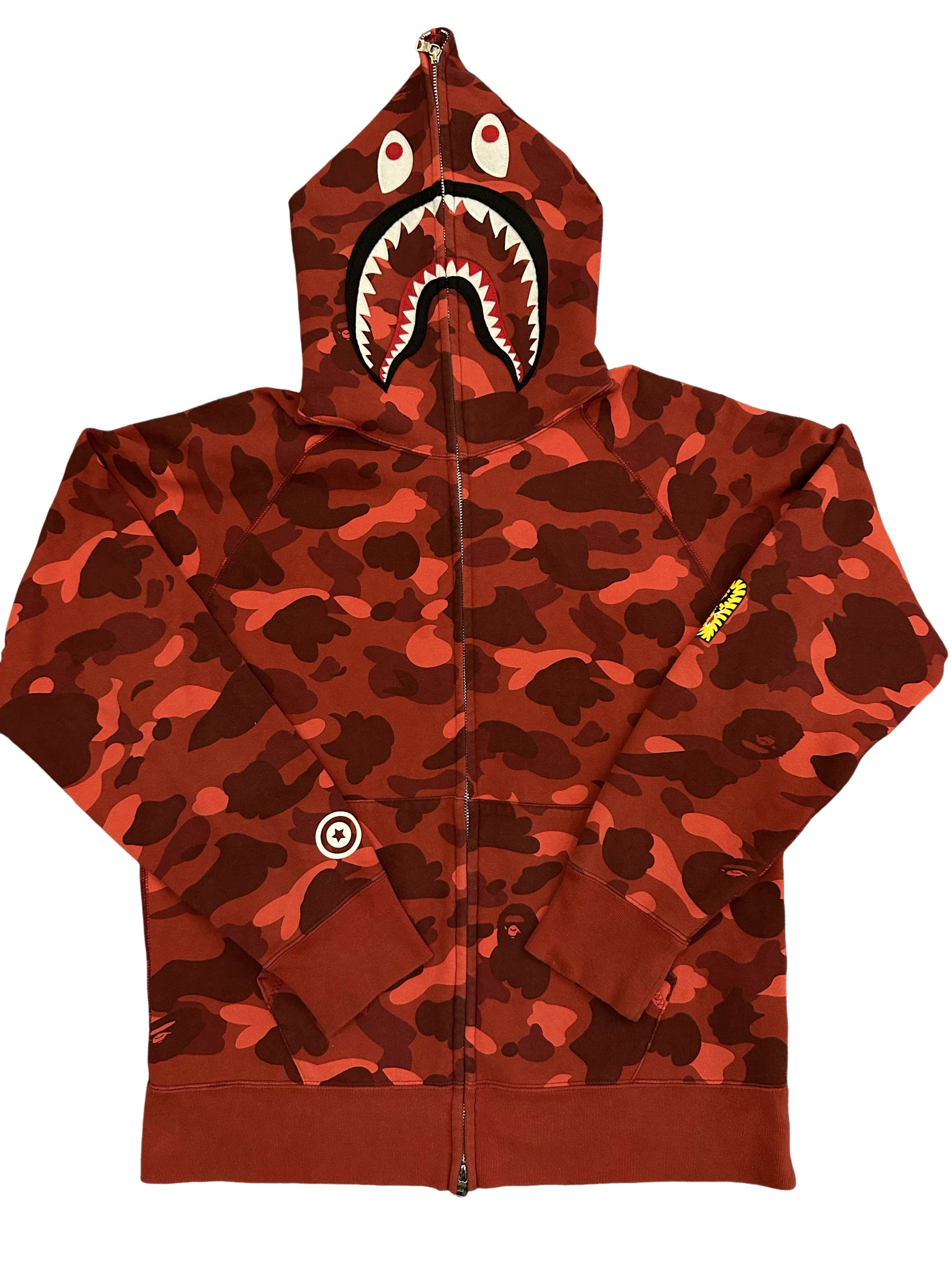 Bape Bape Baby Lisa Red Zip Hoodie | Grailed