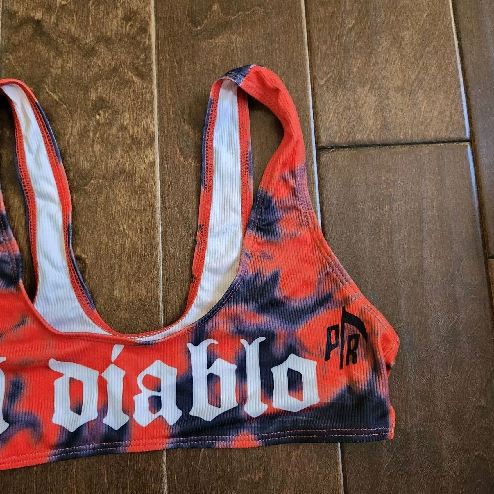 Vintage El Diablo Bikini Top Women Black M Size M / US 6-8 / IT 42-44 - 3 Thumbnail