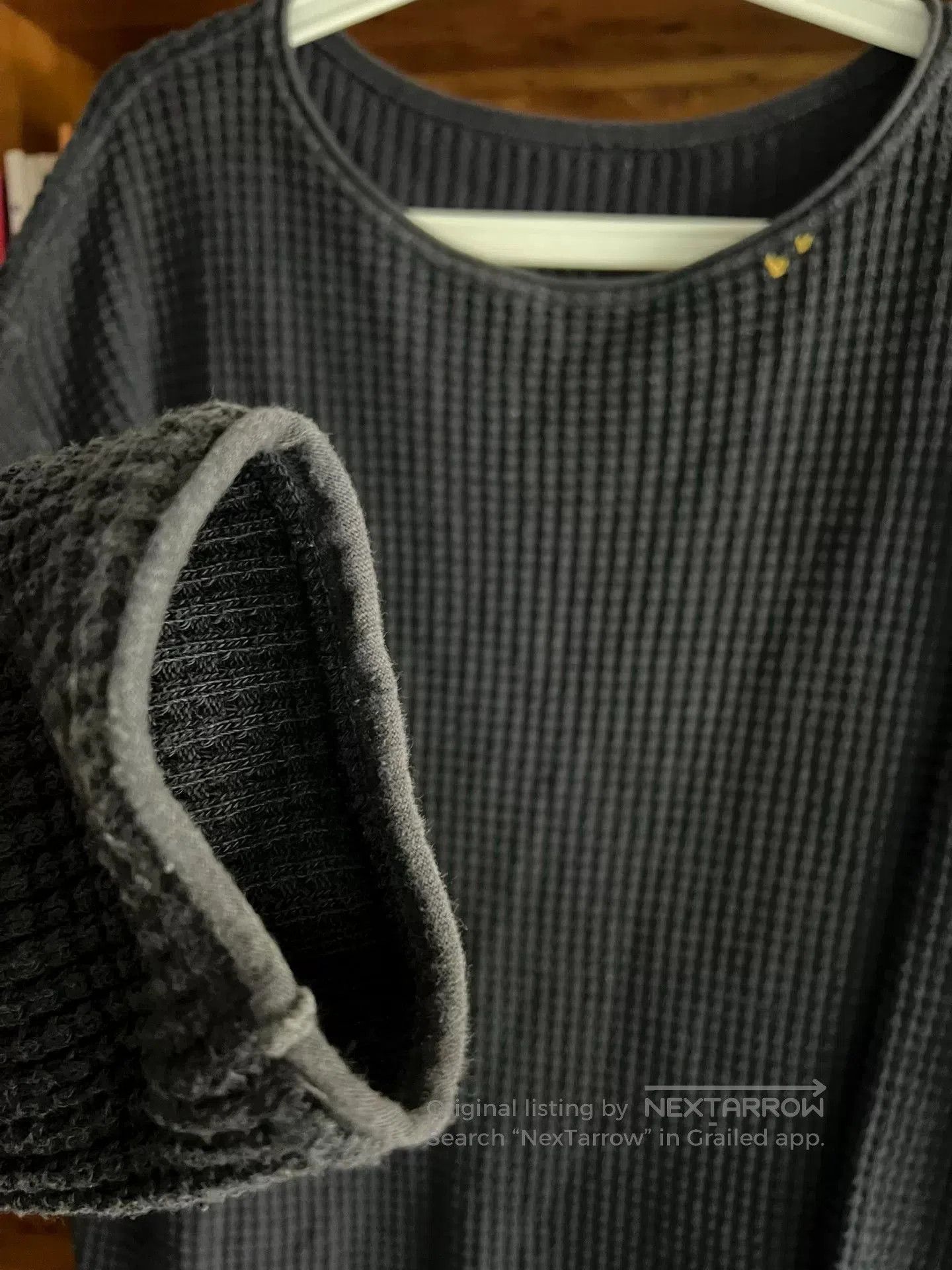 Porter Classic classic waffle knit crewneck sweatshirt. Size US M / EU 48-50 / 2 - 4 Thumbnail