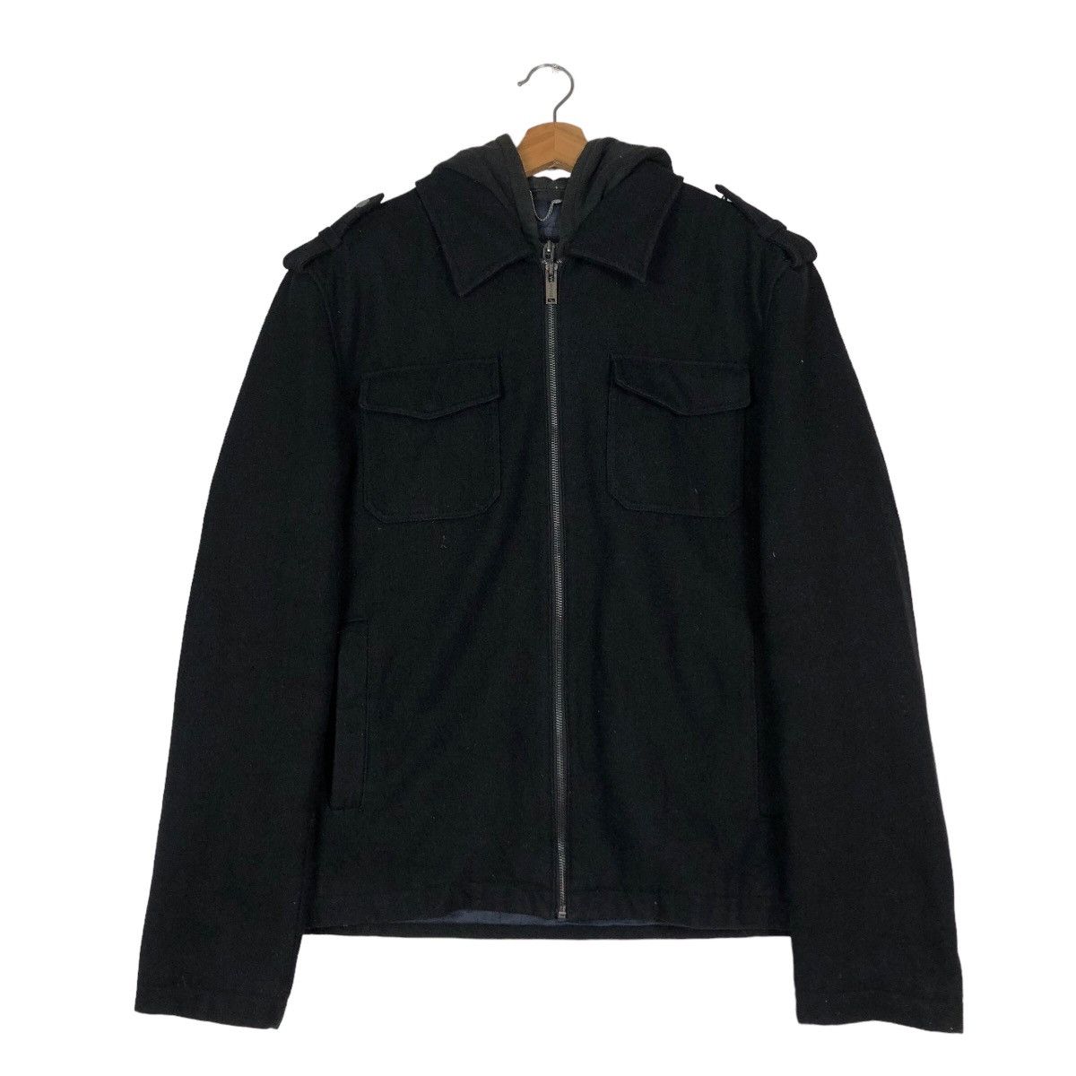 Guess 🔥Rich Black Bondage Biker Jacket Hoodie Guess Size US L / EU 52-54 / 3 - 1 Thumbnail