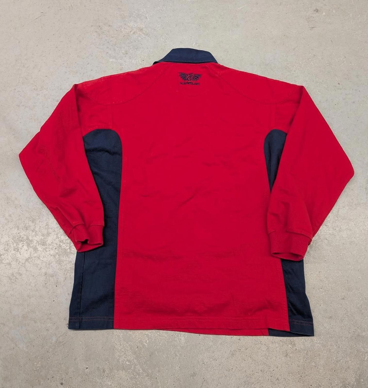 Vintage Llanelli RFC SCARLETS RUGBY Away Jersey KOOGA 2000-2002 Size US M / EU 48-50 / 2 - 4 Thumbnail